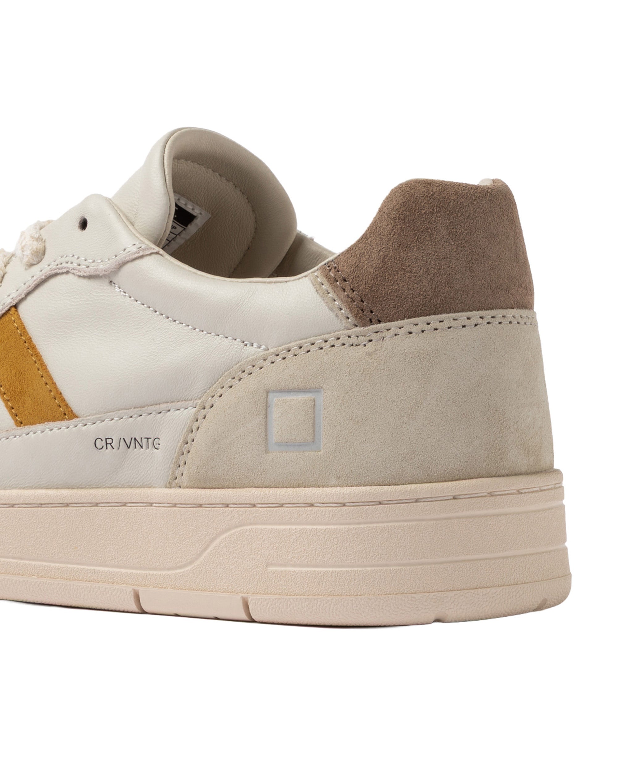 Court 2.0 Vintage Calf Sneakers in Ivory