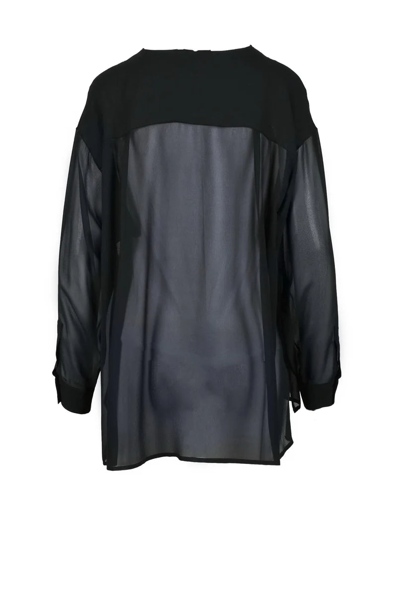Silk Blouse - Black