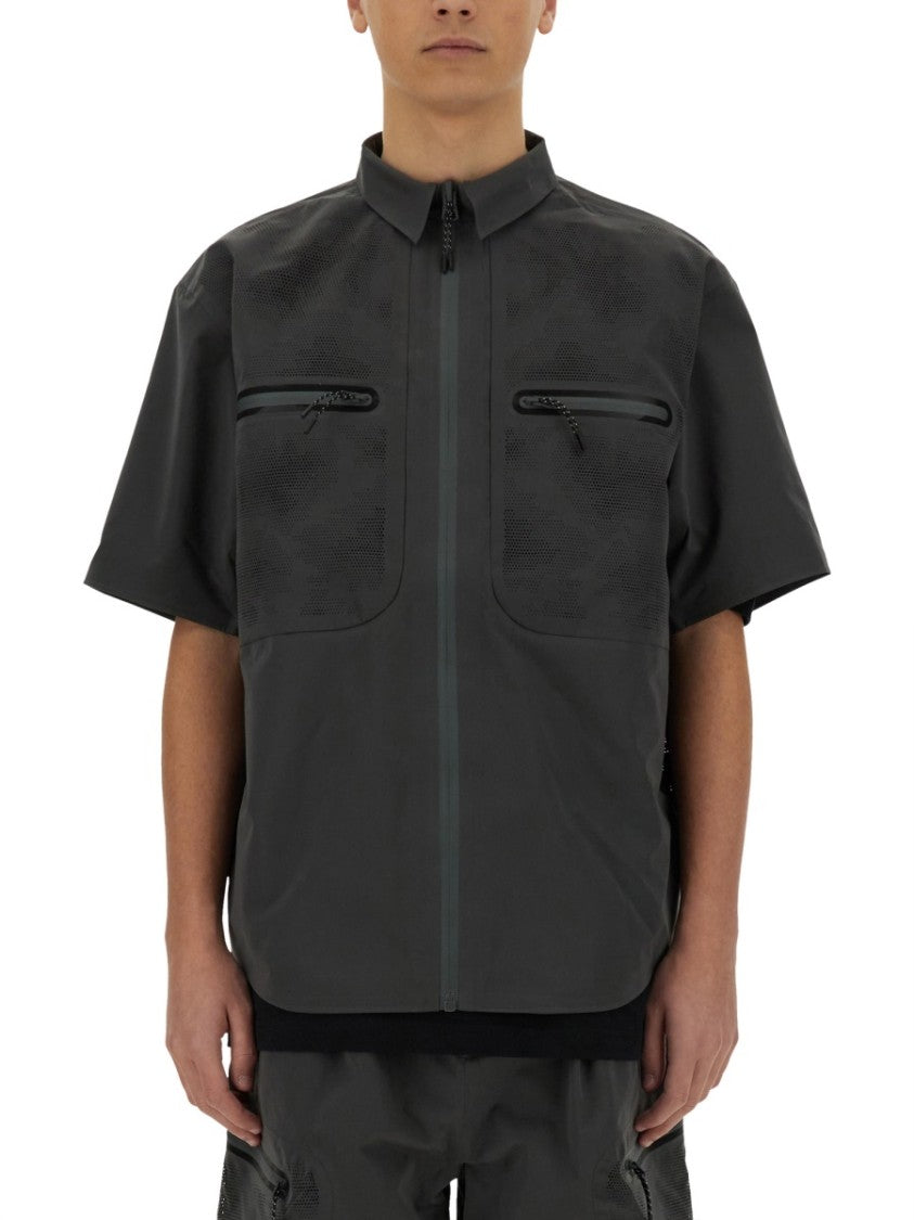 Laser Cut Short Sleeve Shirt