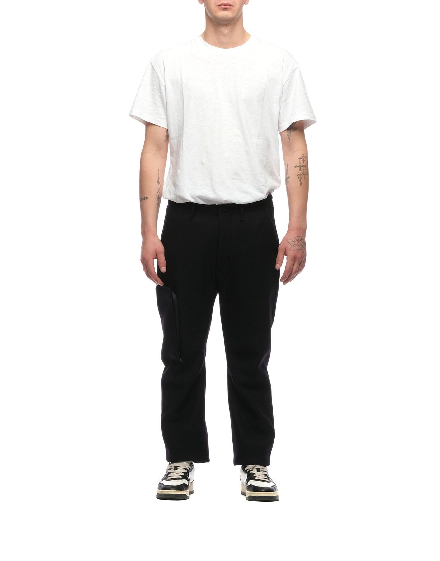 Cargo-Inspired Men'S Trousers With Maxi Pocket