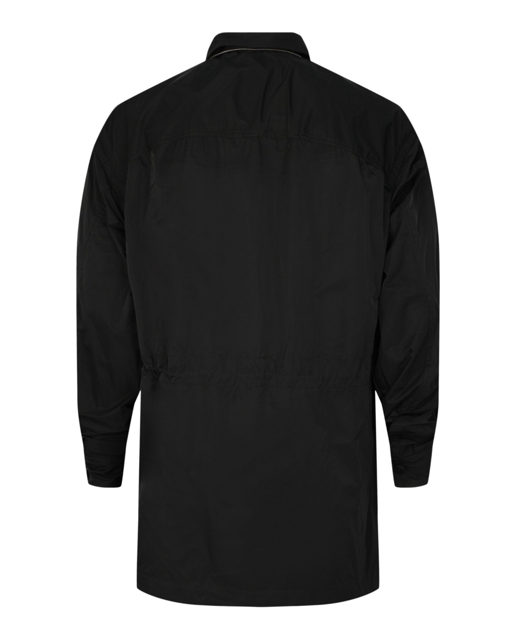 Zip-Up Windbreaker With Removable Hood