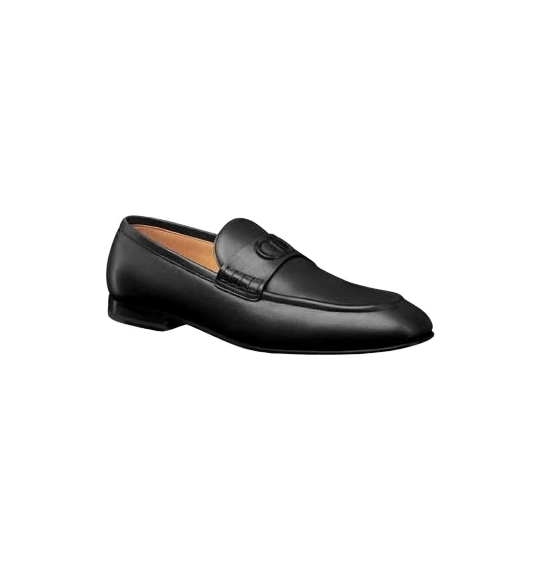 Minimalist Black Calf Leather Loafers