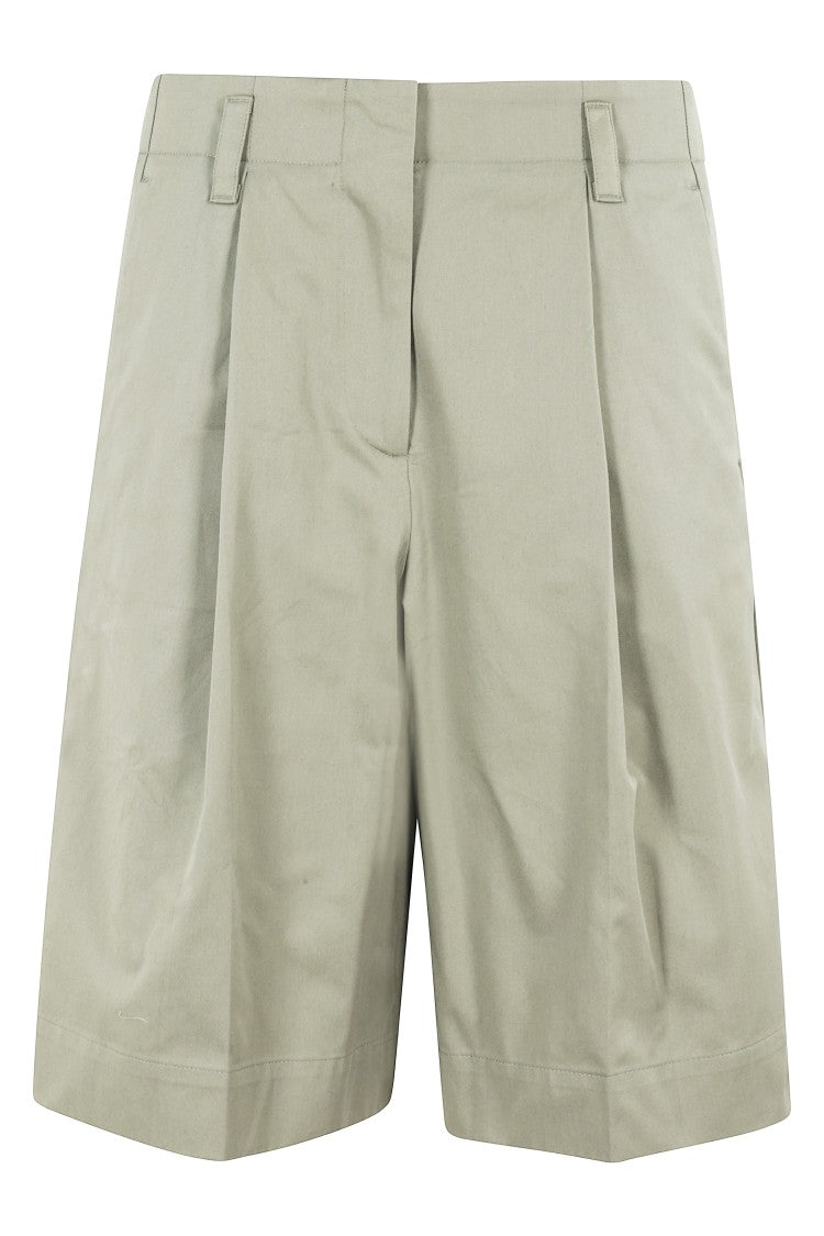 Tailored Bermuda Shorts With Pleats