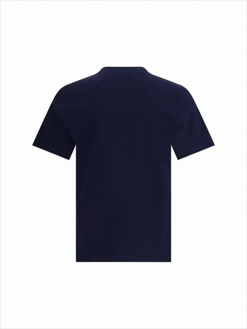 Crew Neck T-Shirt with Subtle Emblem