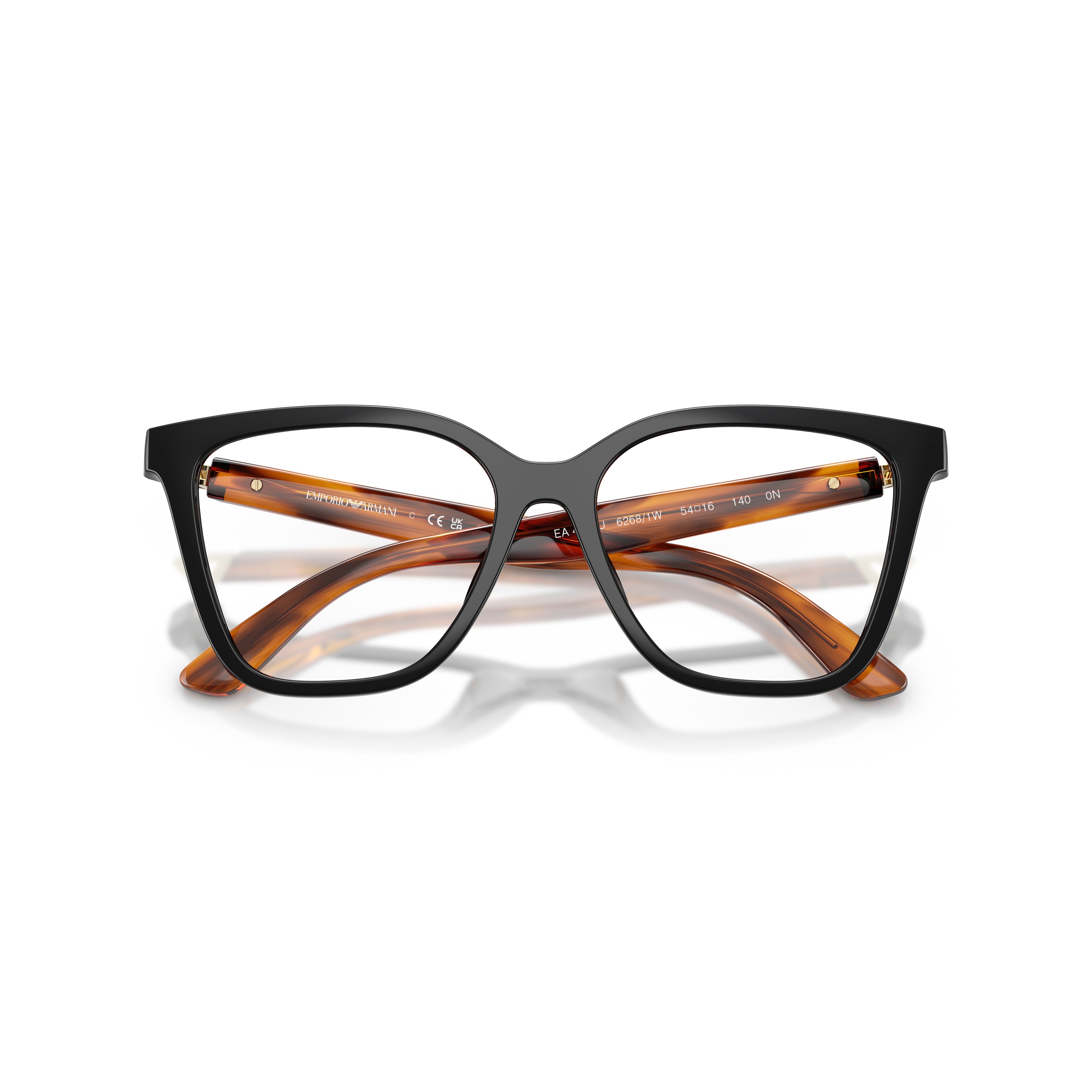 0ea4254u Oversized Cat-Eye Sunglasses with Tortoiseshell Temples