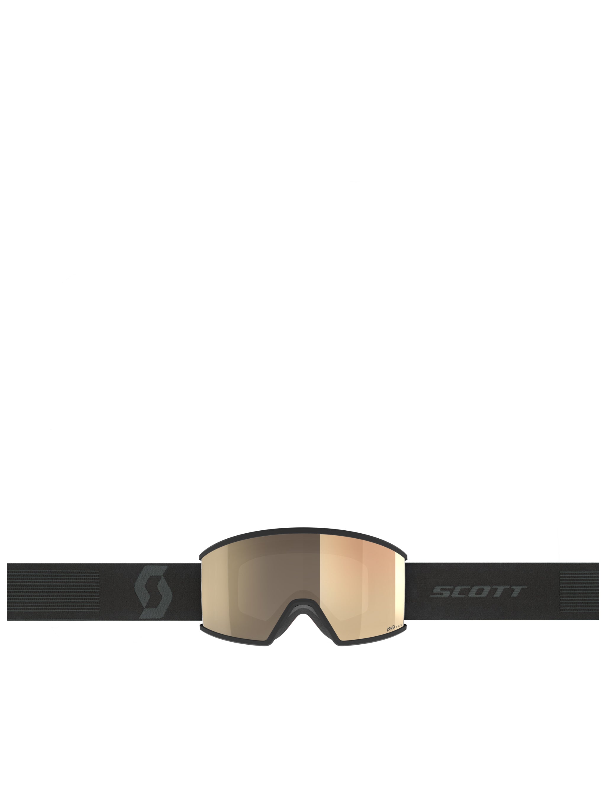Wraparound Reflective Lens Sunglasses with Adjustable Strap