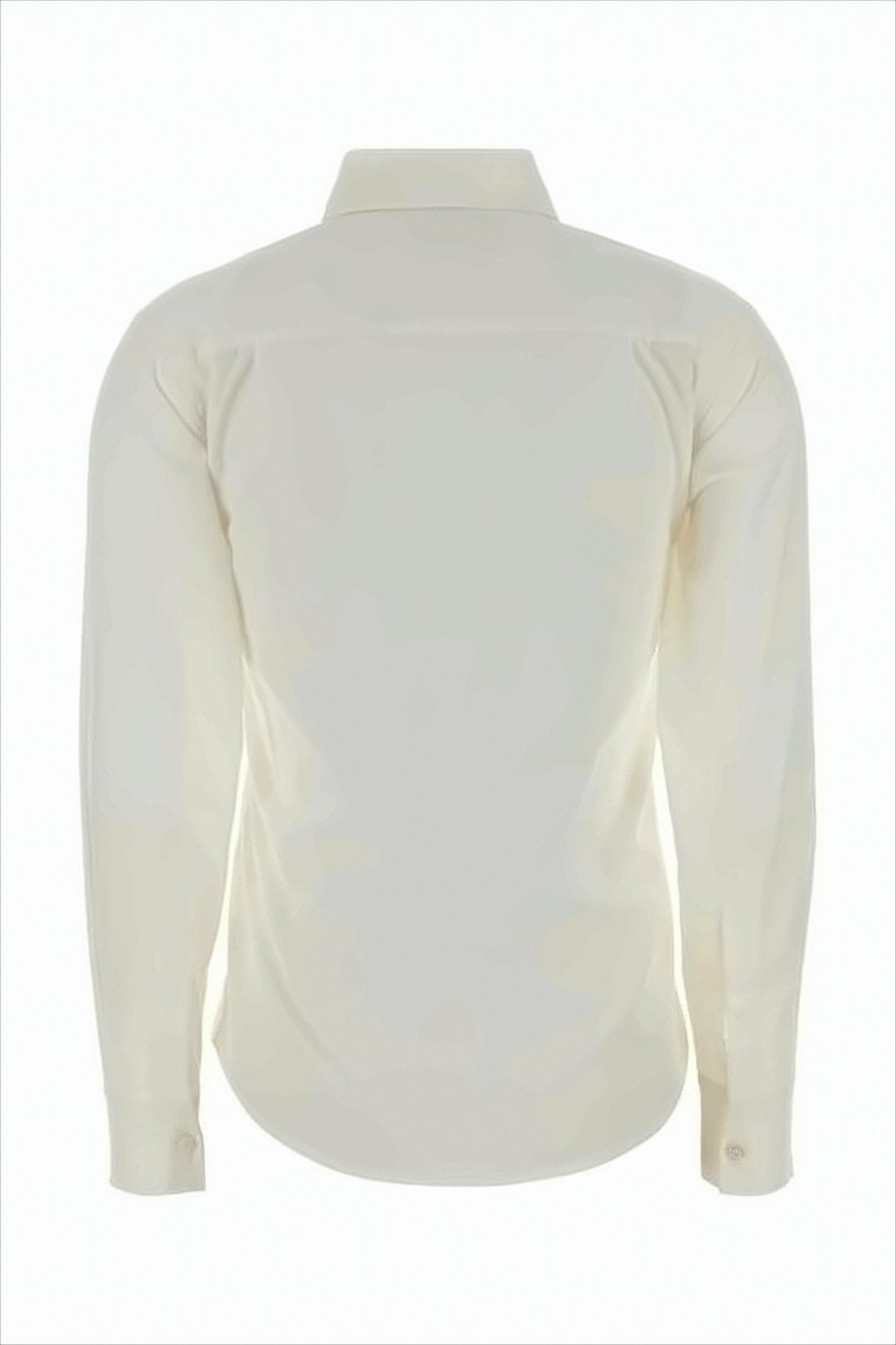 Button-Down Long-Sleeve Shirt With Metallic Eyelets