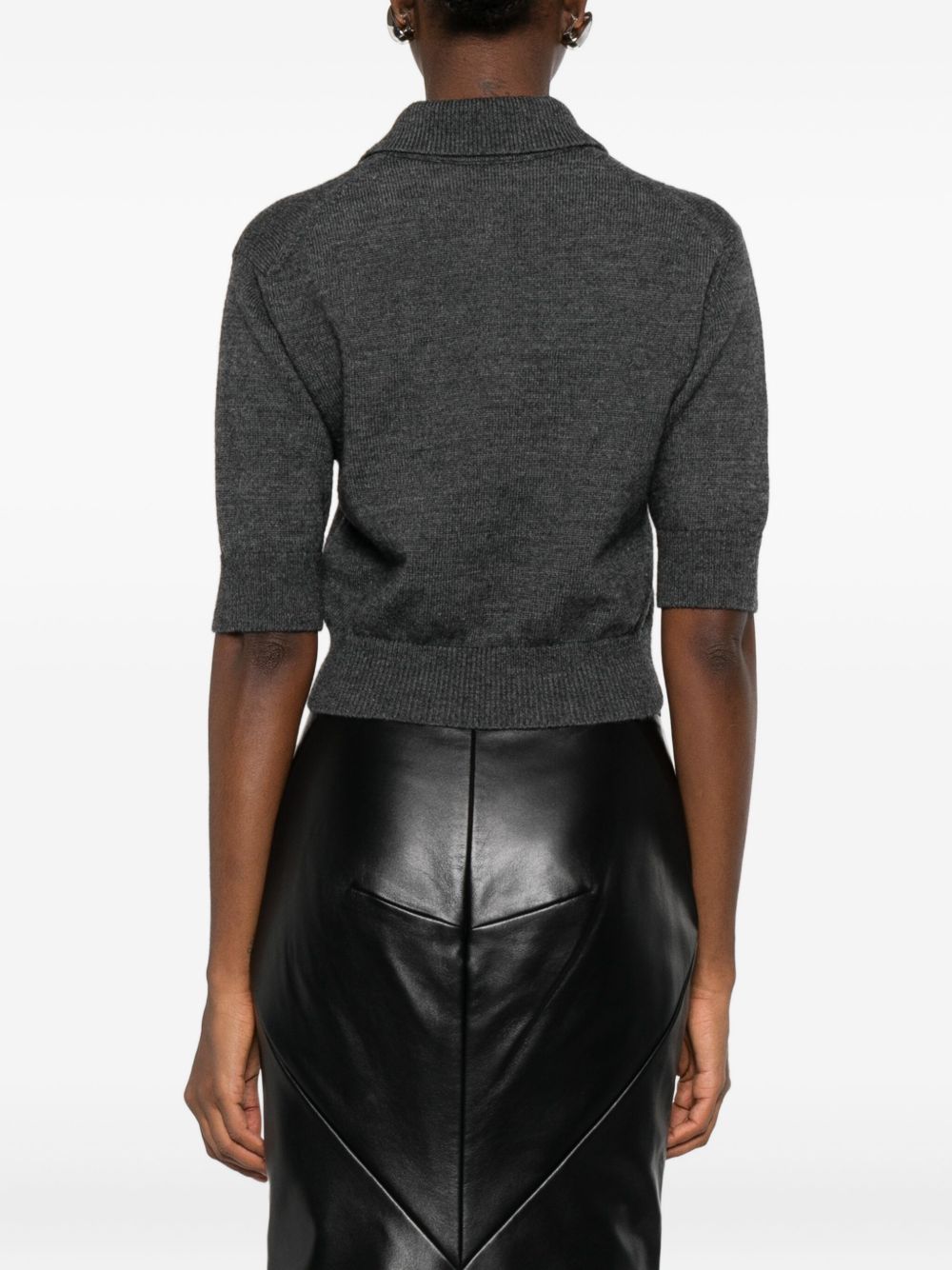 Cropped Knit Top