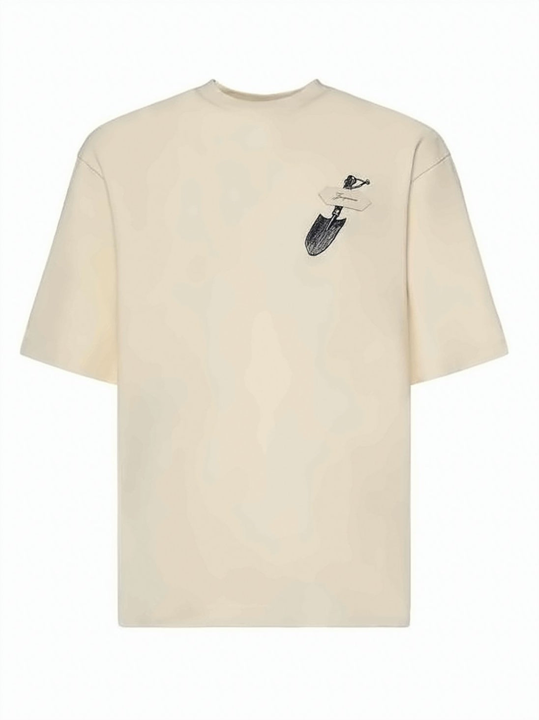 Short-Sleeve T-Shirt with Artistic Detail