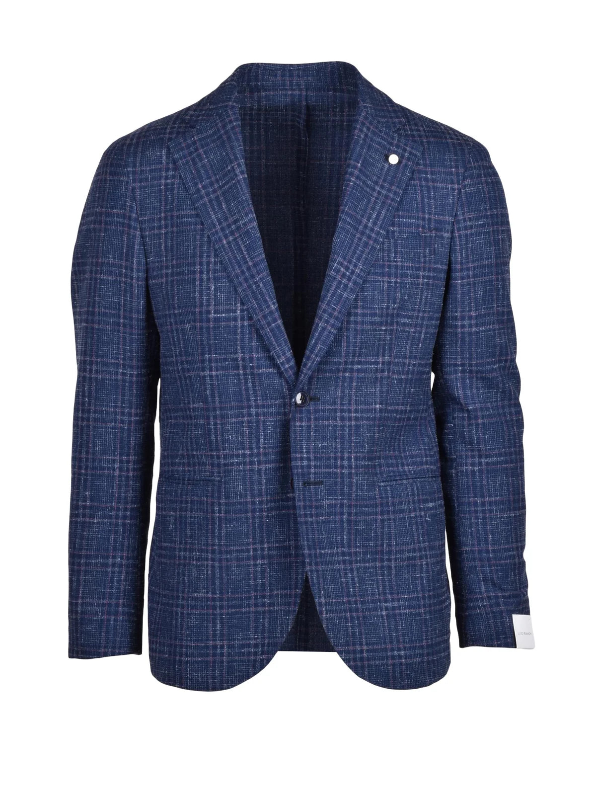 Wool Silk Linen Polyamide Jacket - Blue