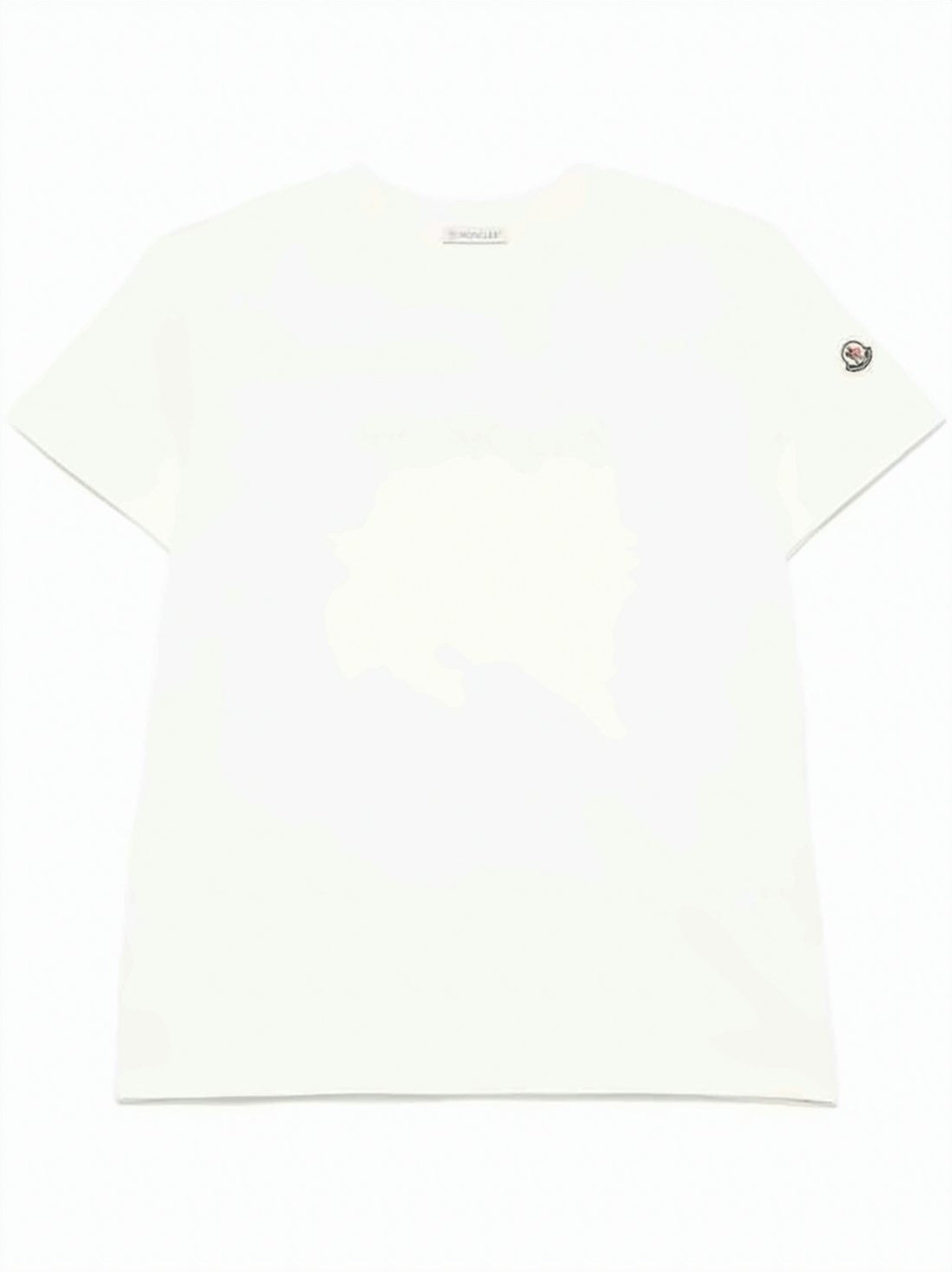 Short-Sleeved Cotton T-Shirt with Embossed Logo