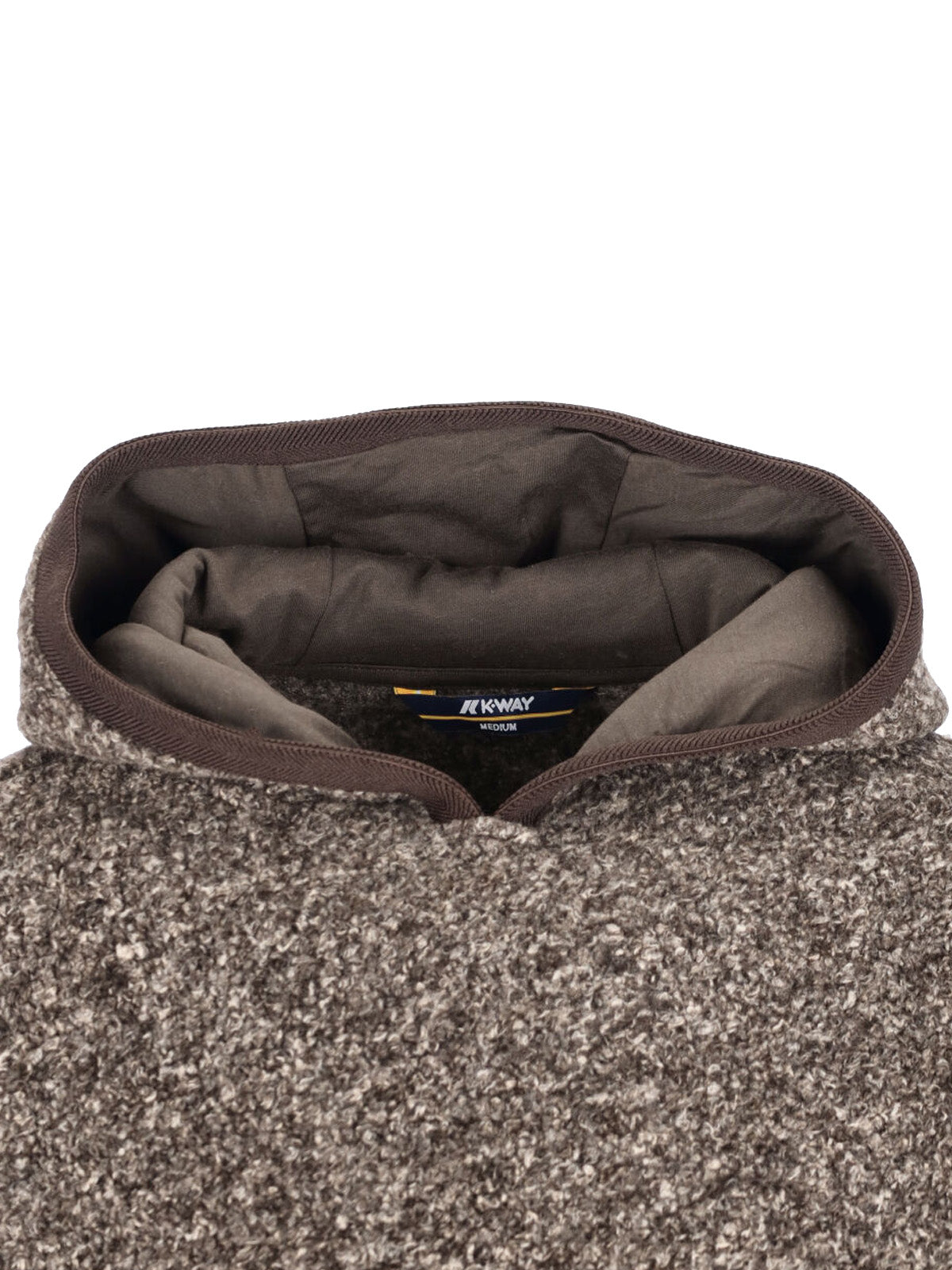 Hooded Teddy Sweatshirt – Brown
