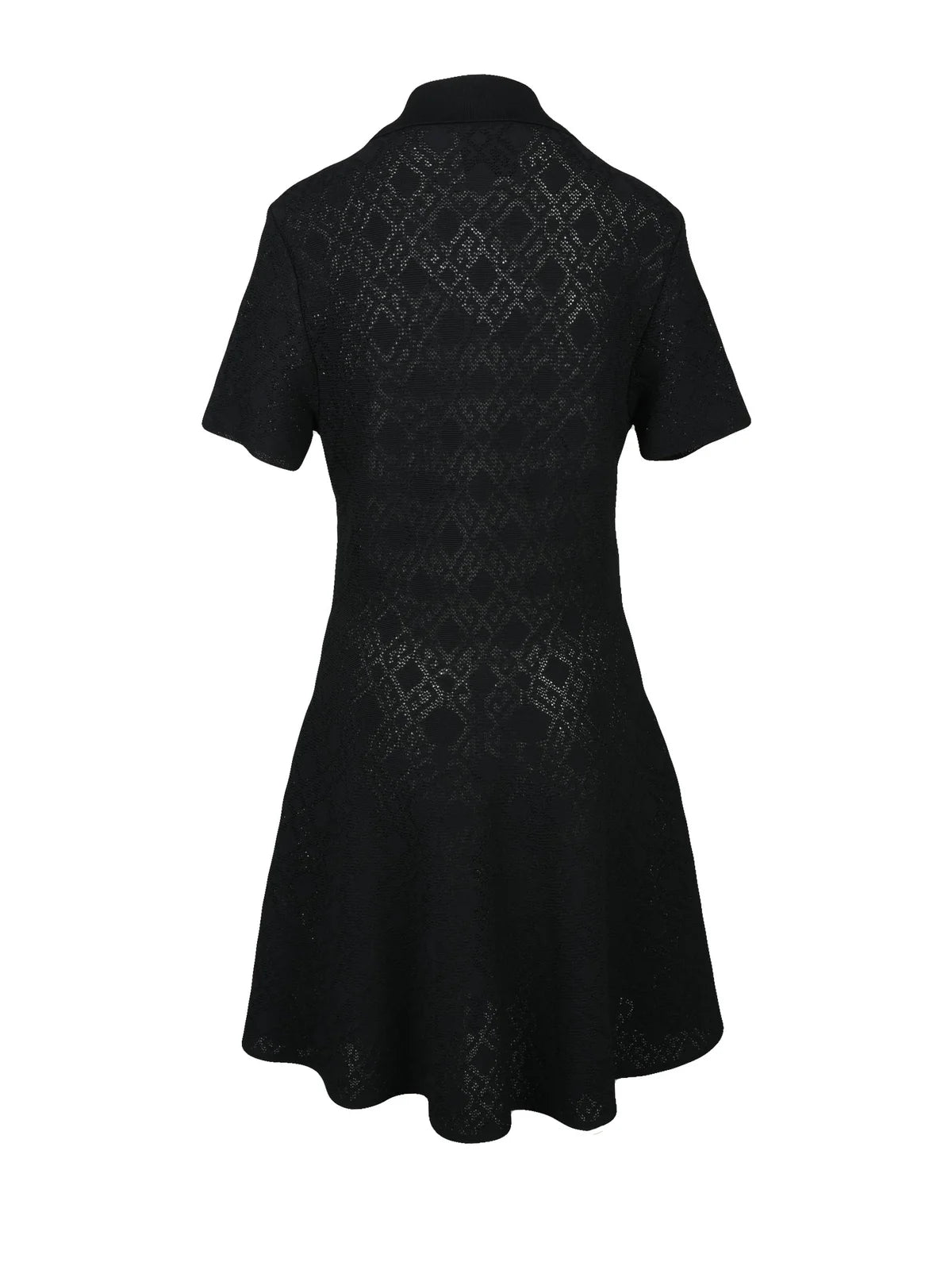 Tricot Dress Viscose Black