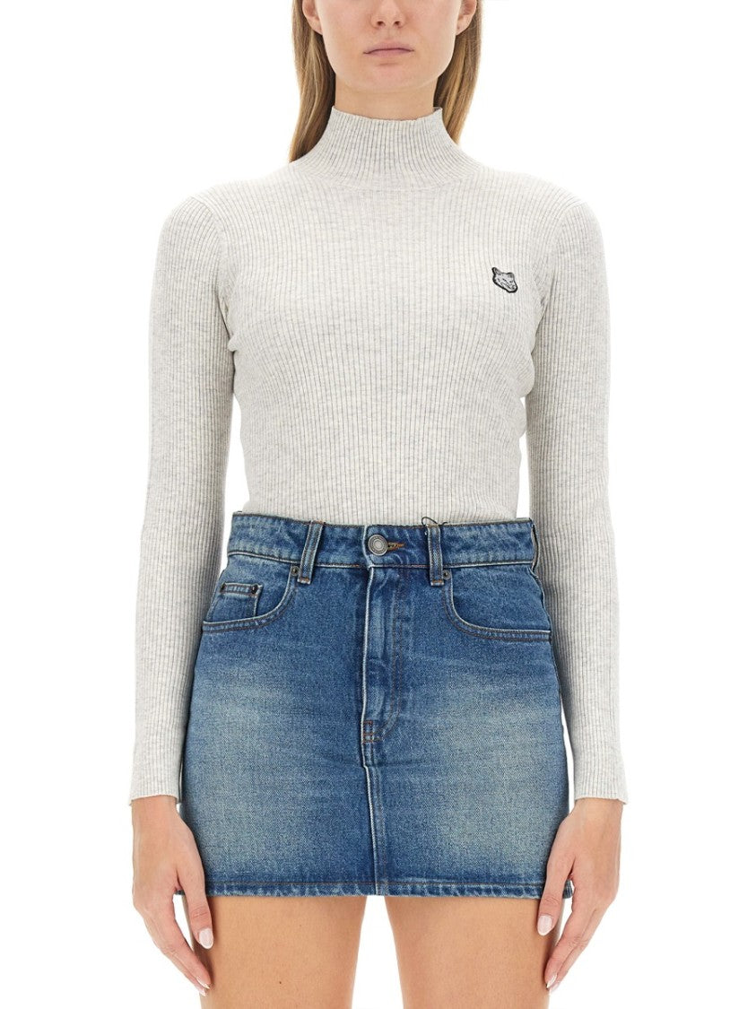 Slim-Fit High Neck Jersey