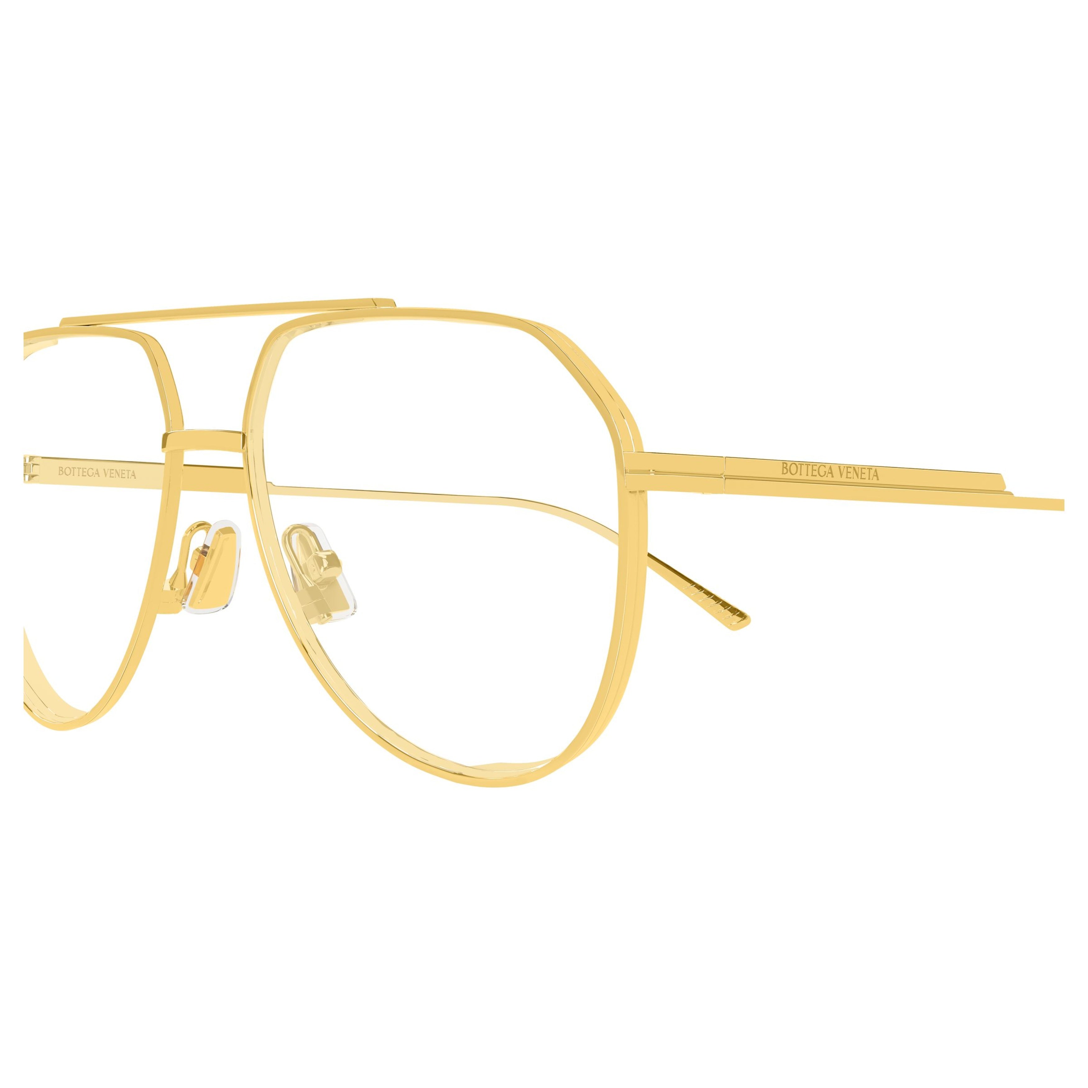 Bv1465s Geometric Aviator-Inspired Metal Sunglasses