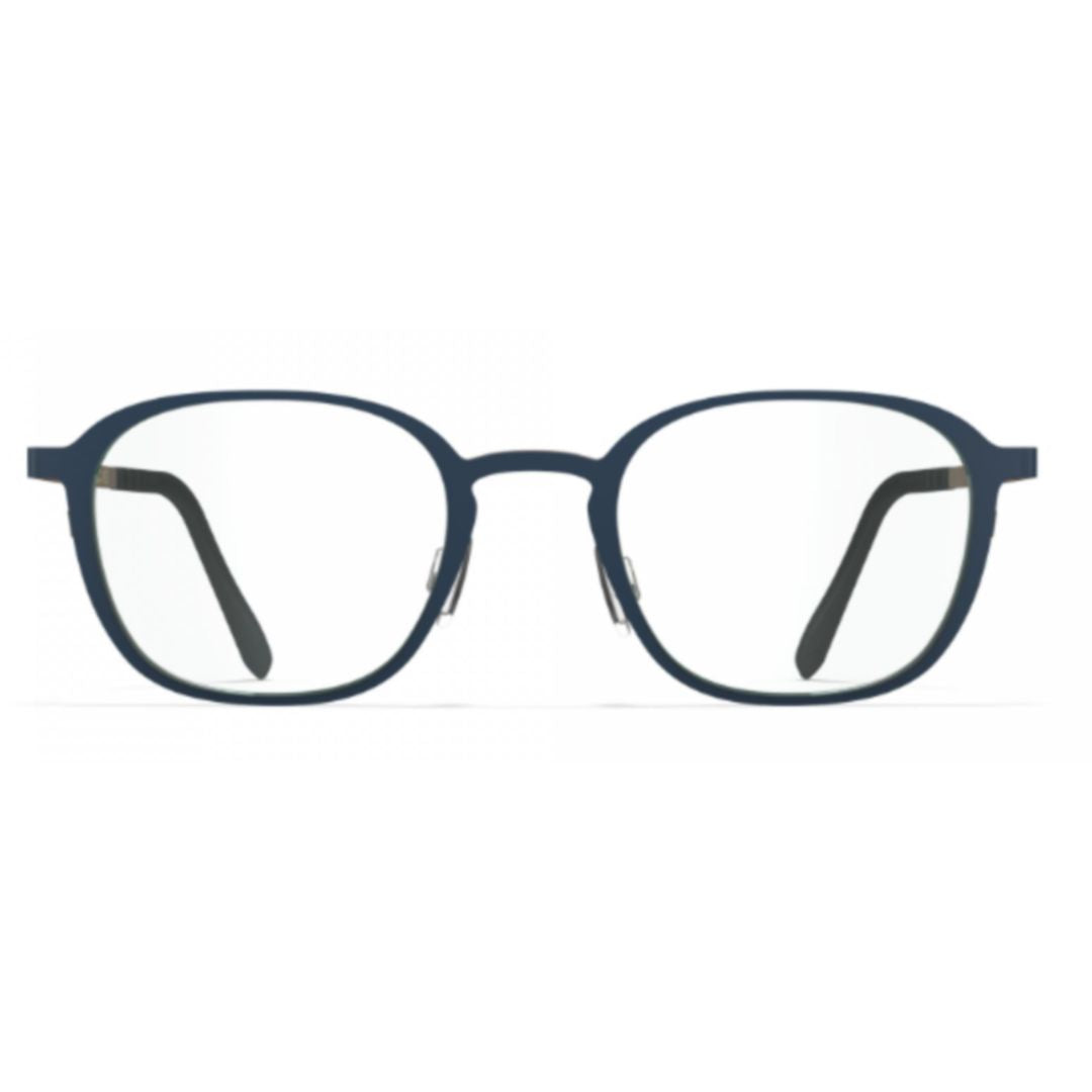 Bf1053 Lofoten Modern Rectangular Blue Eyeglasses with Titanium Frame