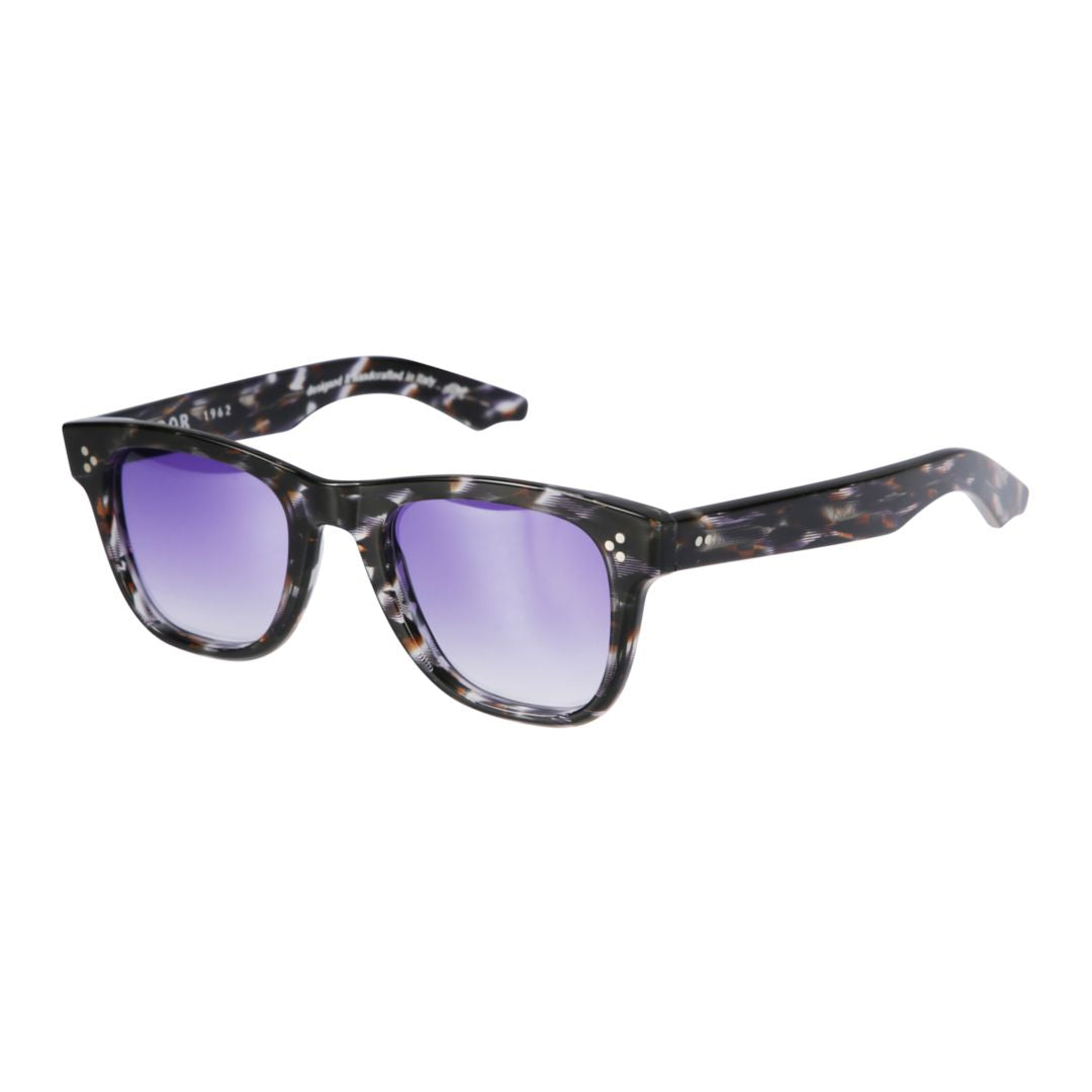 Voyager 23 Square Tortoiseshell Navigator Sunglasses with Gradient Lenses