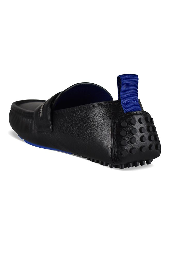 Black Leather Loafers