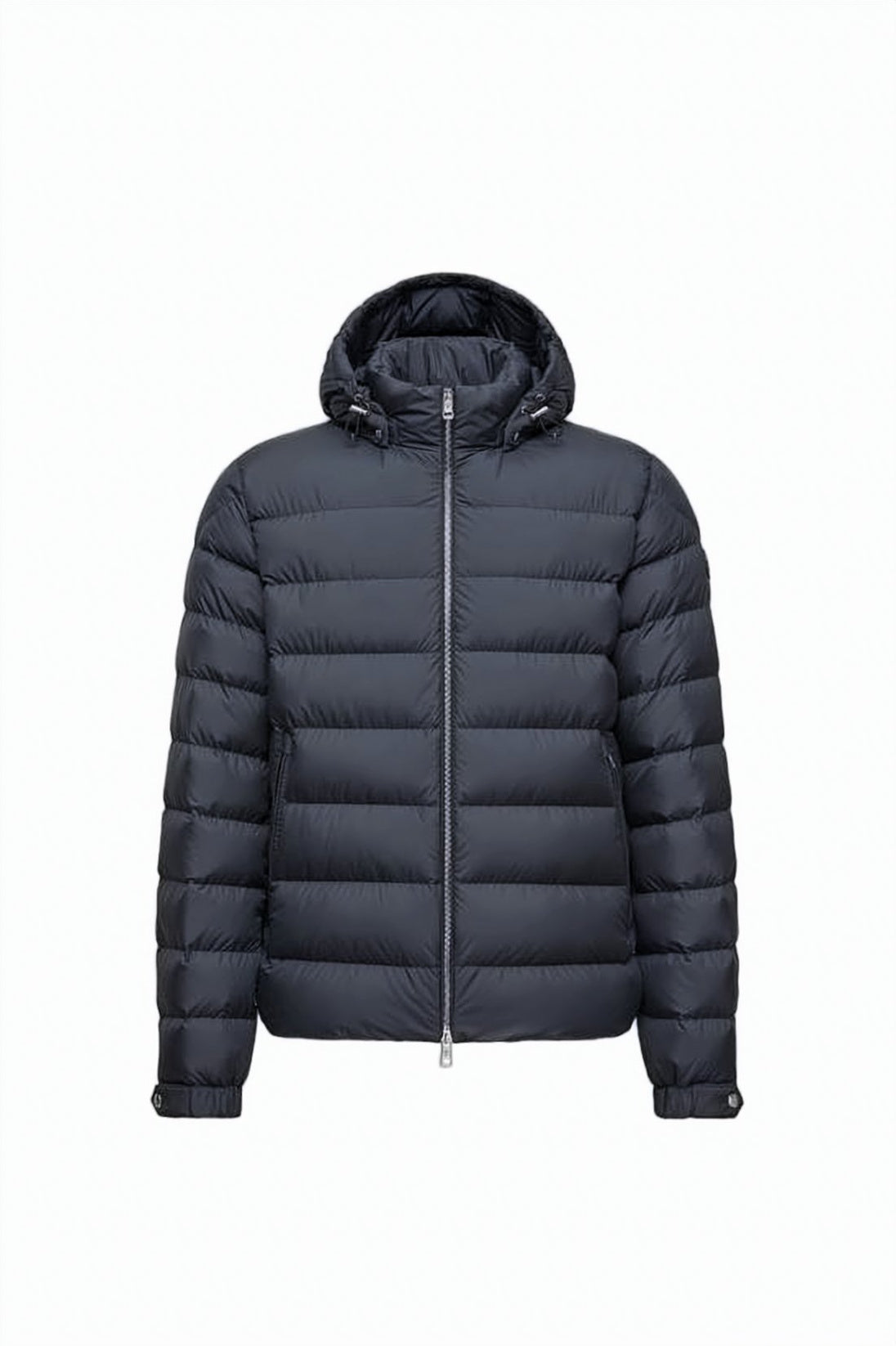 Short Down Jacket with Horizontal Quilting