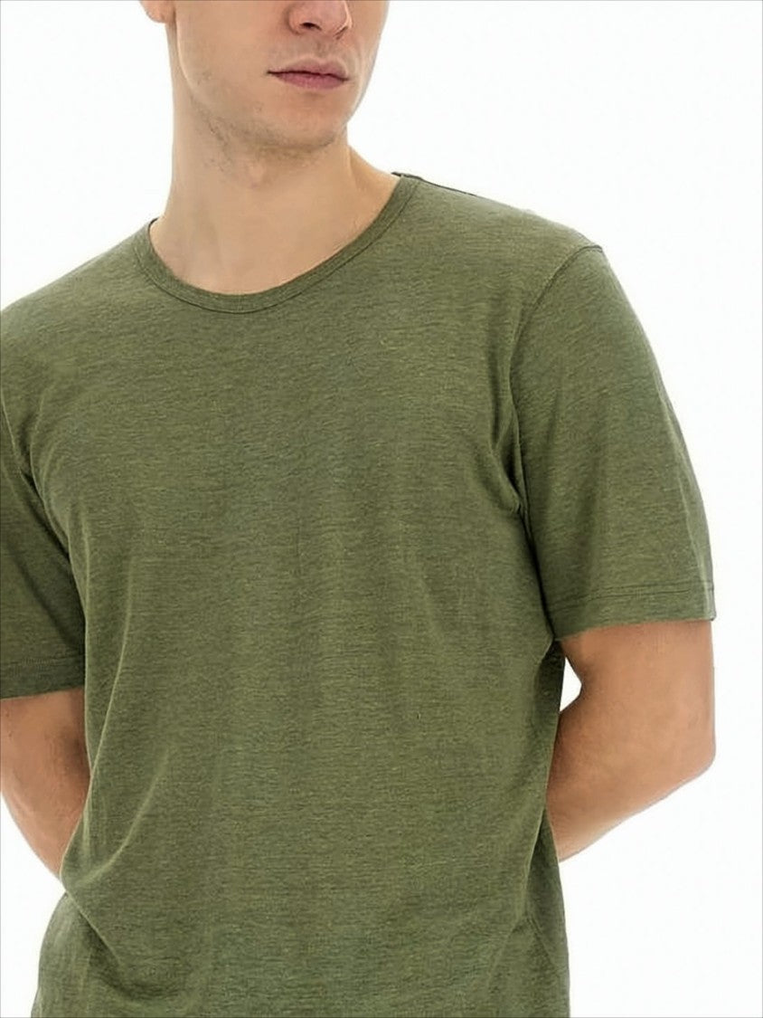 Short-Sleeved Linen T-Shirt
