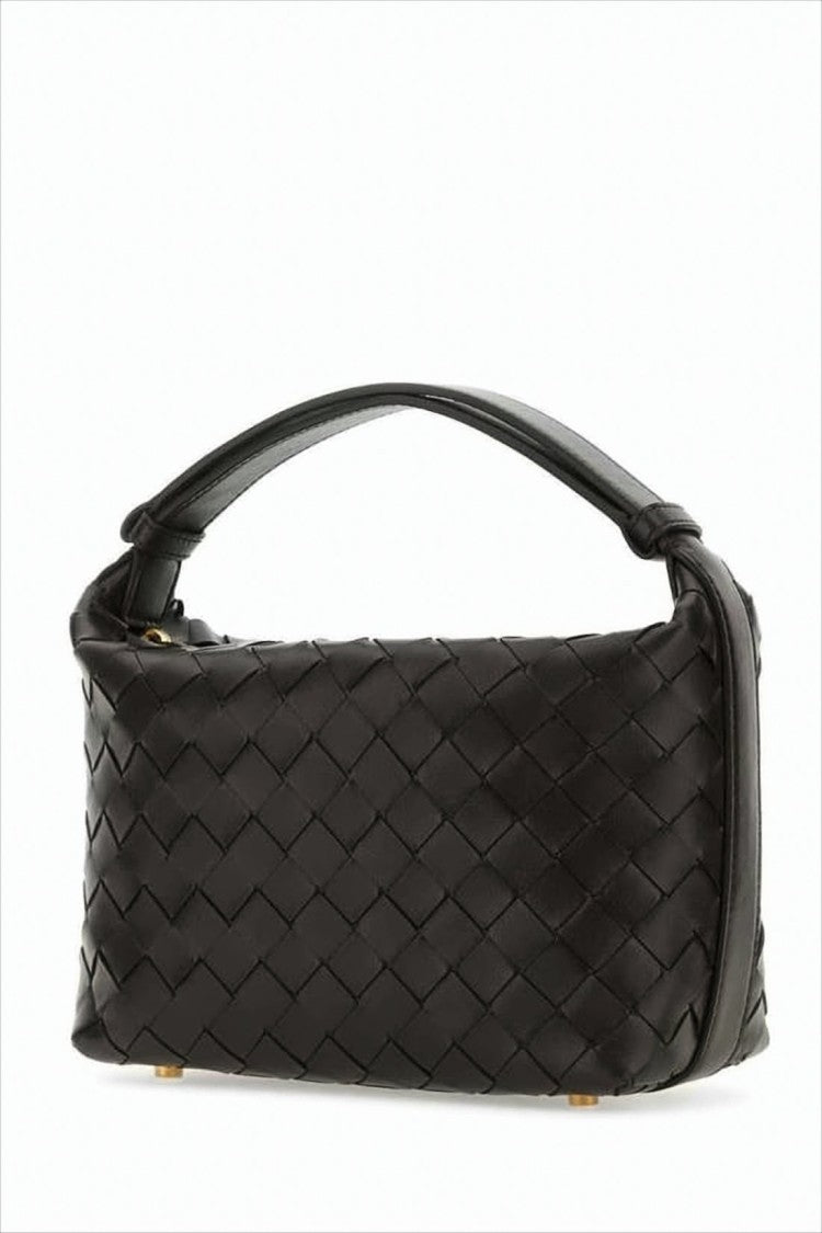 Woven Leather Shoulder Bag