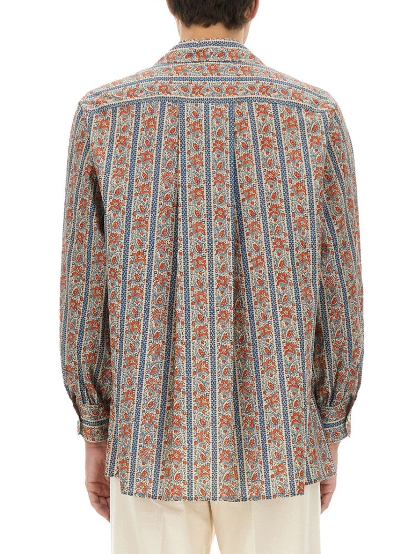 Pajama Shirt With "Voyage Imaginaire" Print