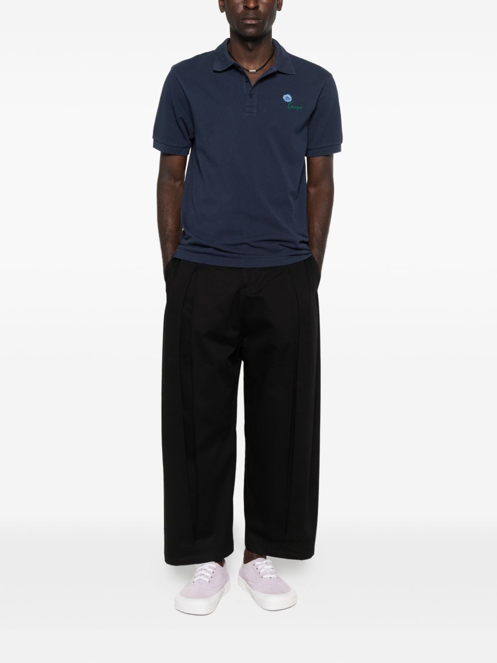 Minimalist Crew Neck Short Sleeve Polo