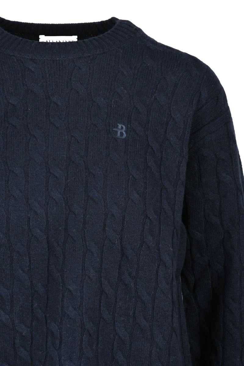 Crew Neck Wool Sweater - Multicolor