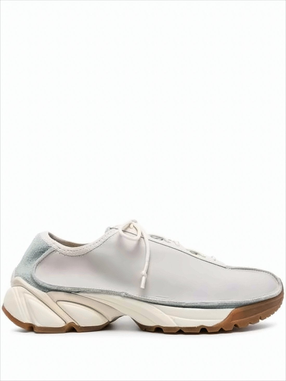 Low-Profile Leather and Suede Sneakers