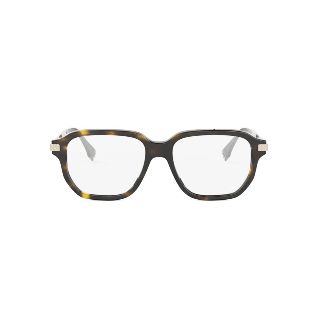 Fe50121i Tortoiseshell Square Frame Eyeglasses