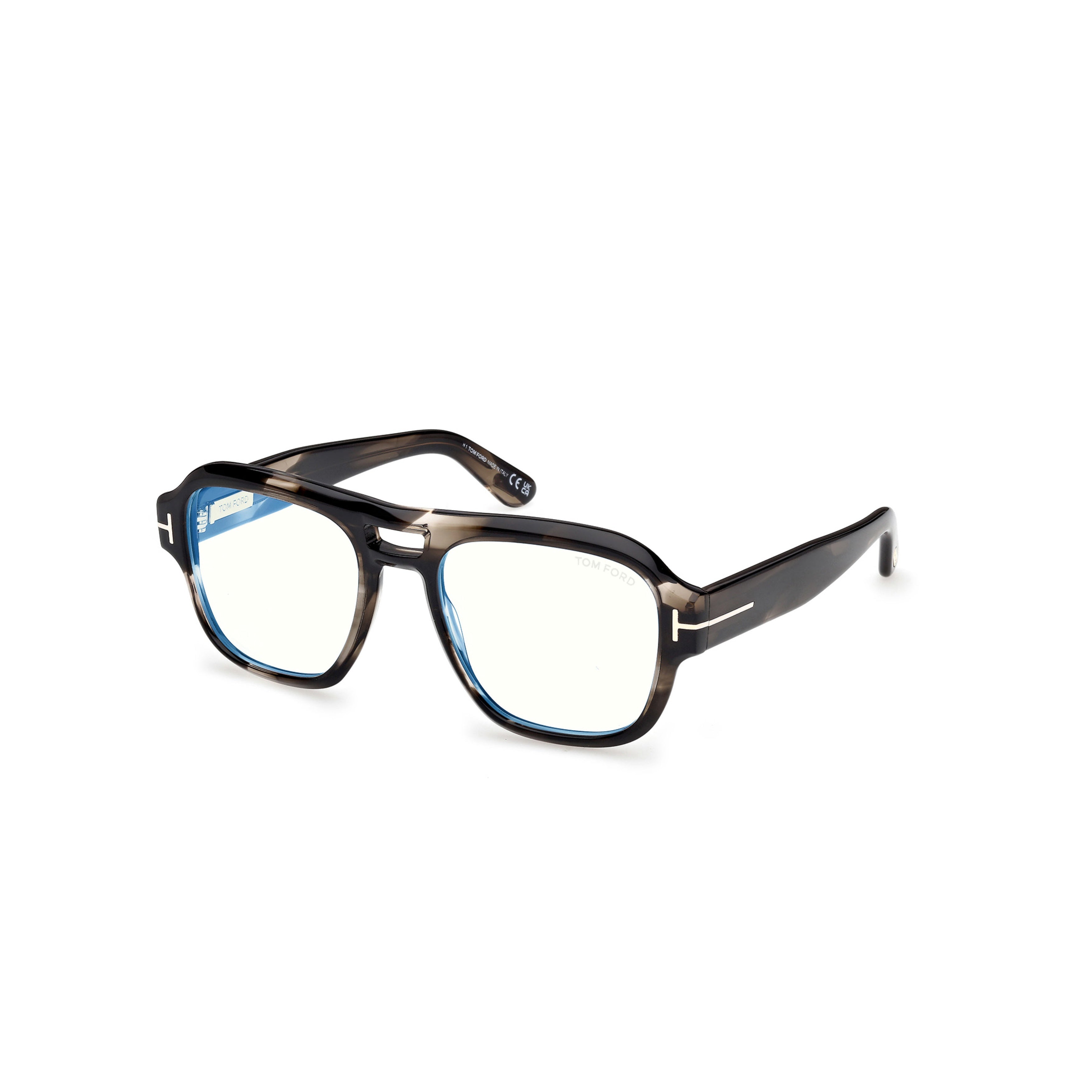 Ft6085-B Bold Square Frame Eyeglasses