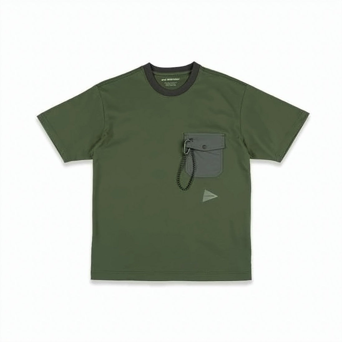 Solid Olive Green Short-Sleeved T-Shirt