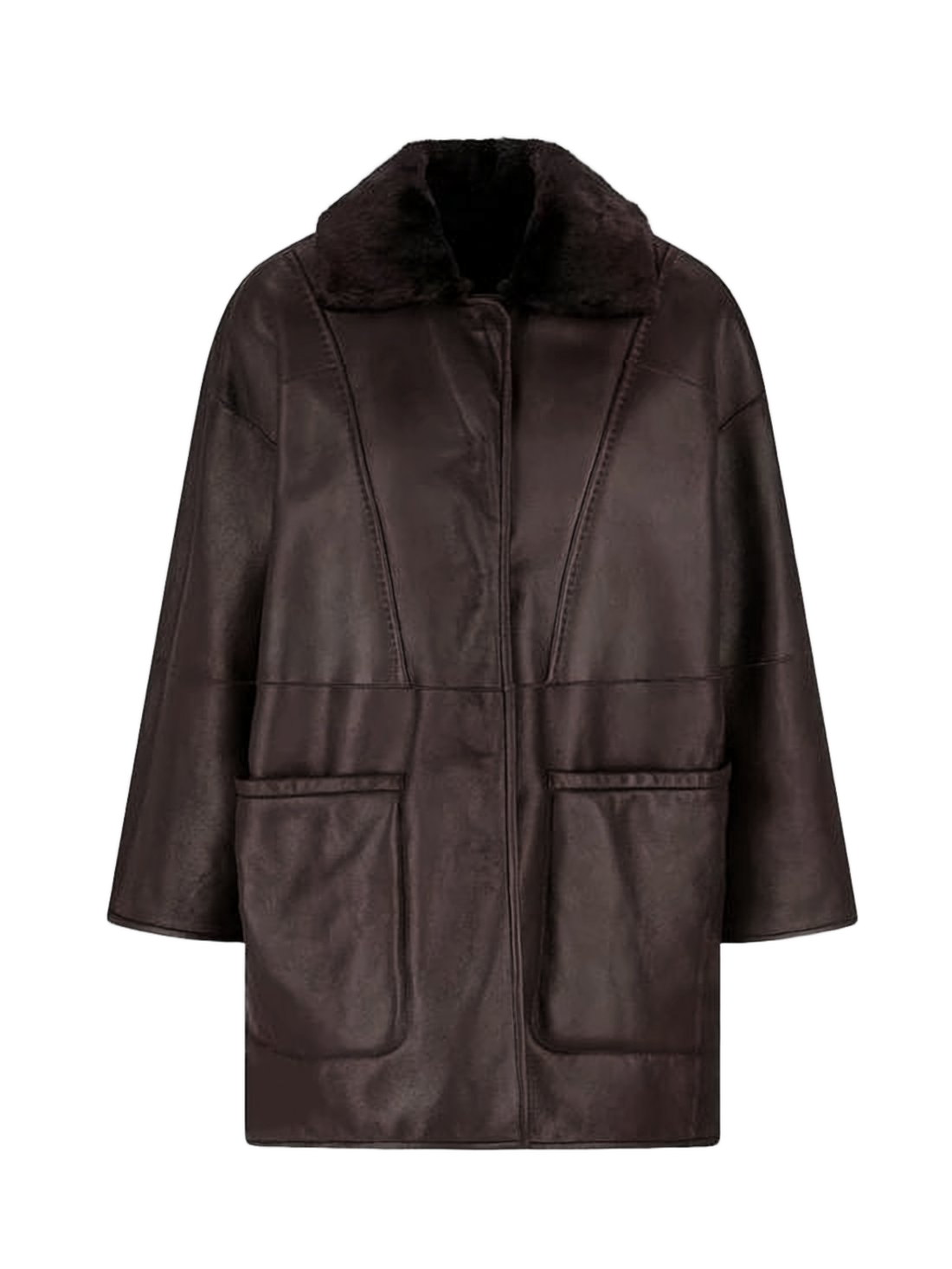 Reversible Lambskin Coat