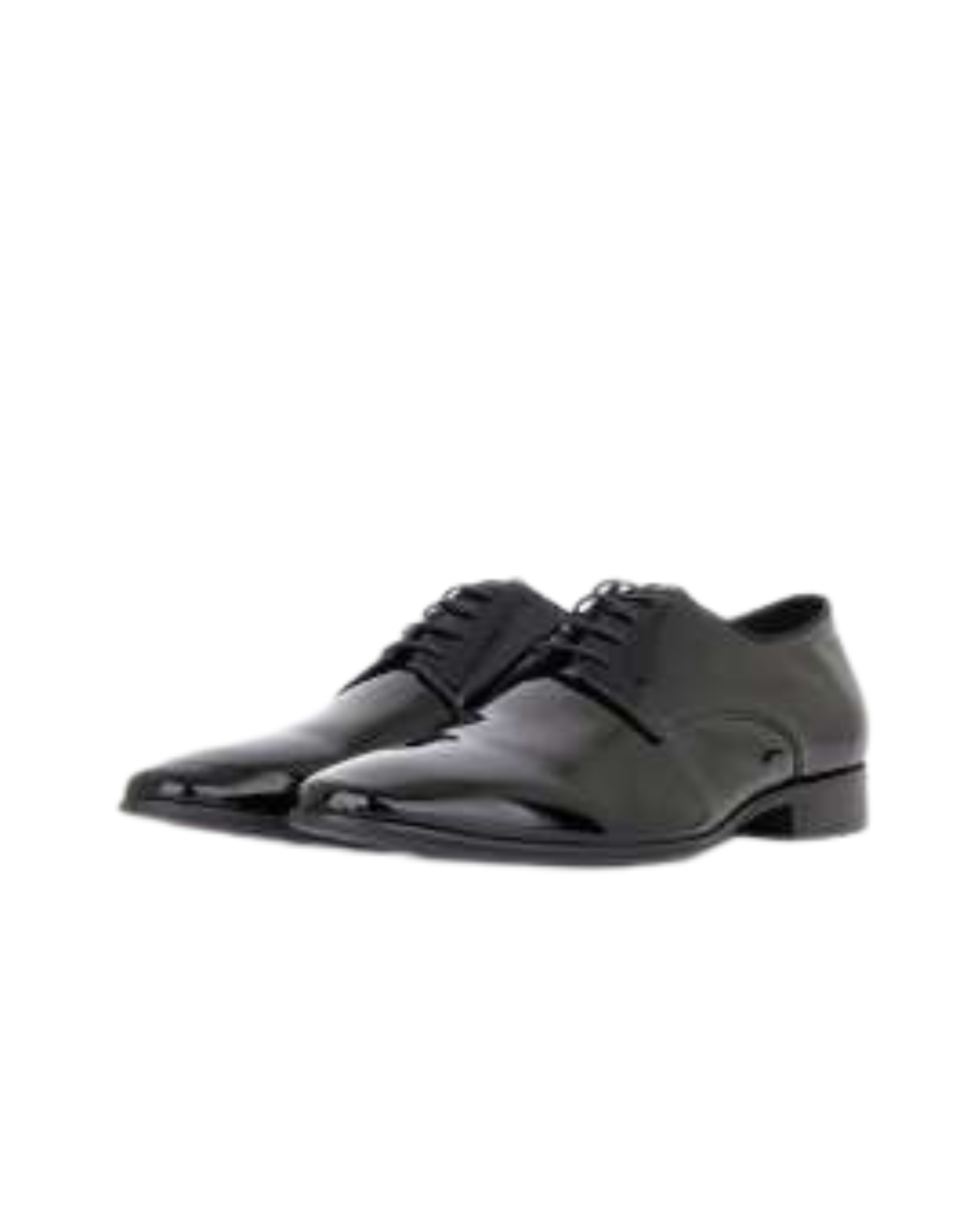 High-Gloss Derby Shoes