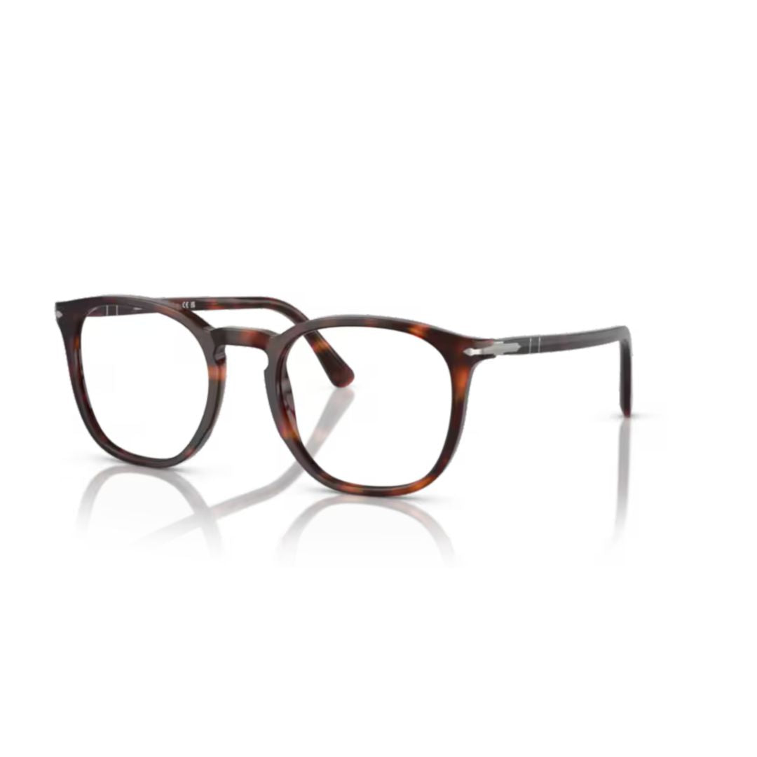 3318v Vista Round Acetate Eyeglasses with Tortoiseshell Pattern