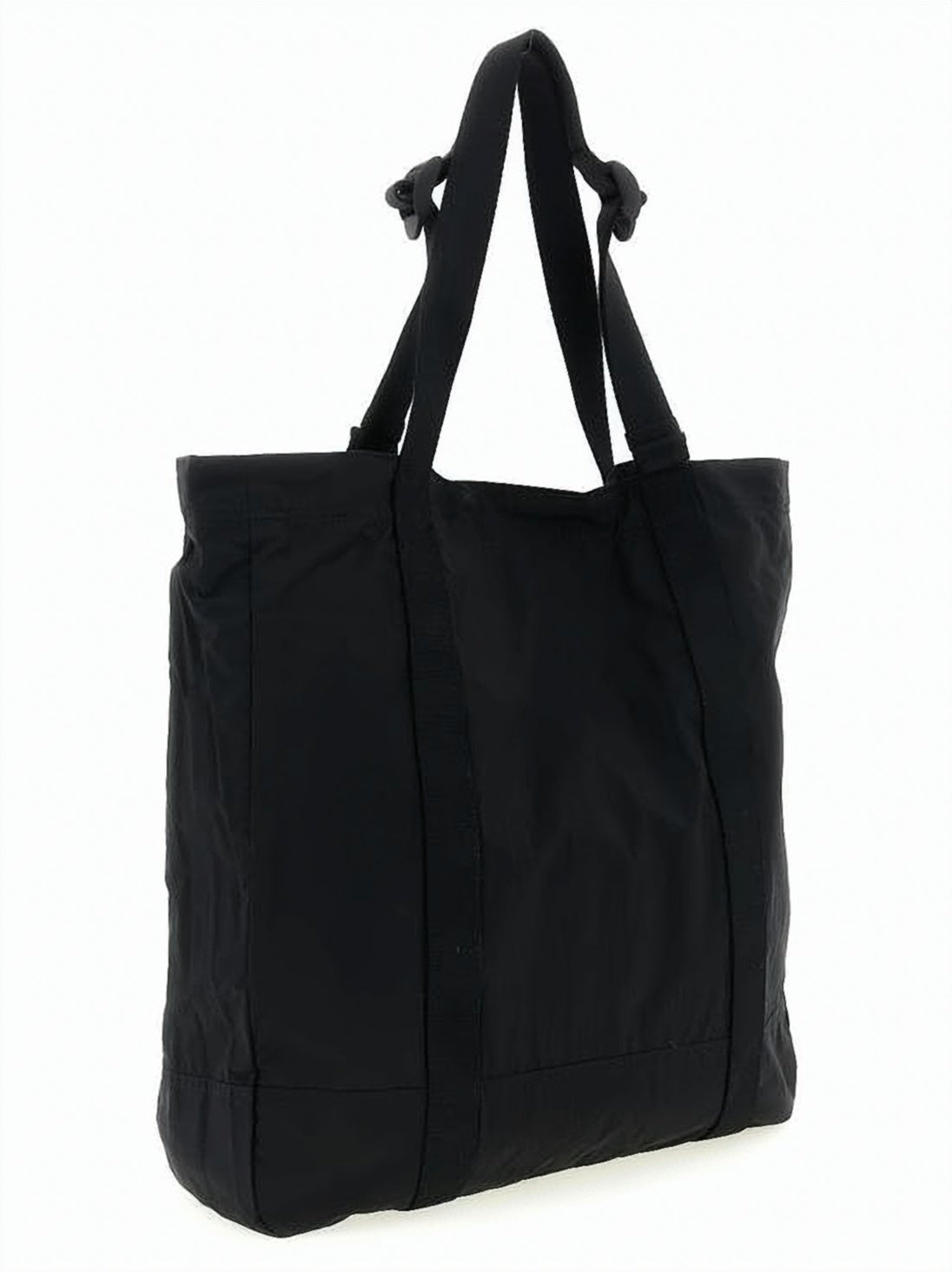 Black Tote Bag with Durable Polyamide Fabric