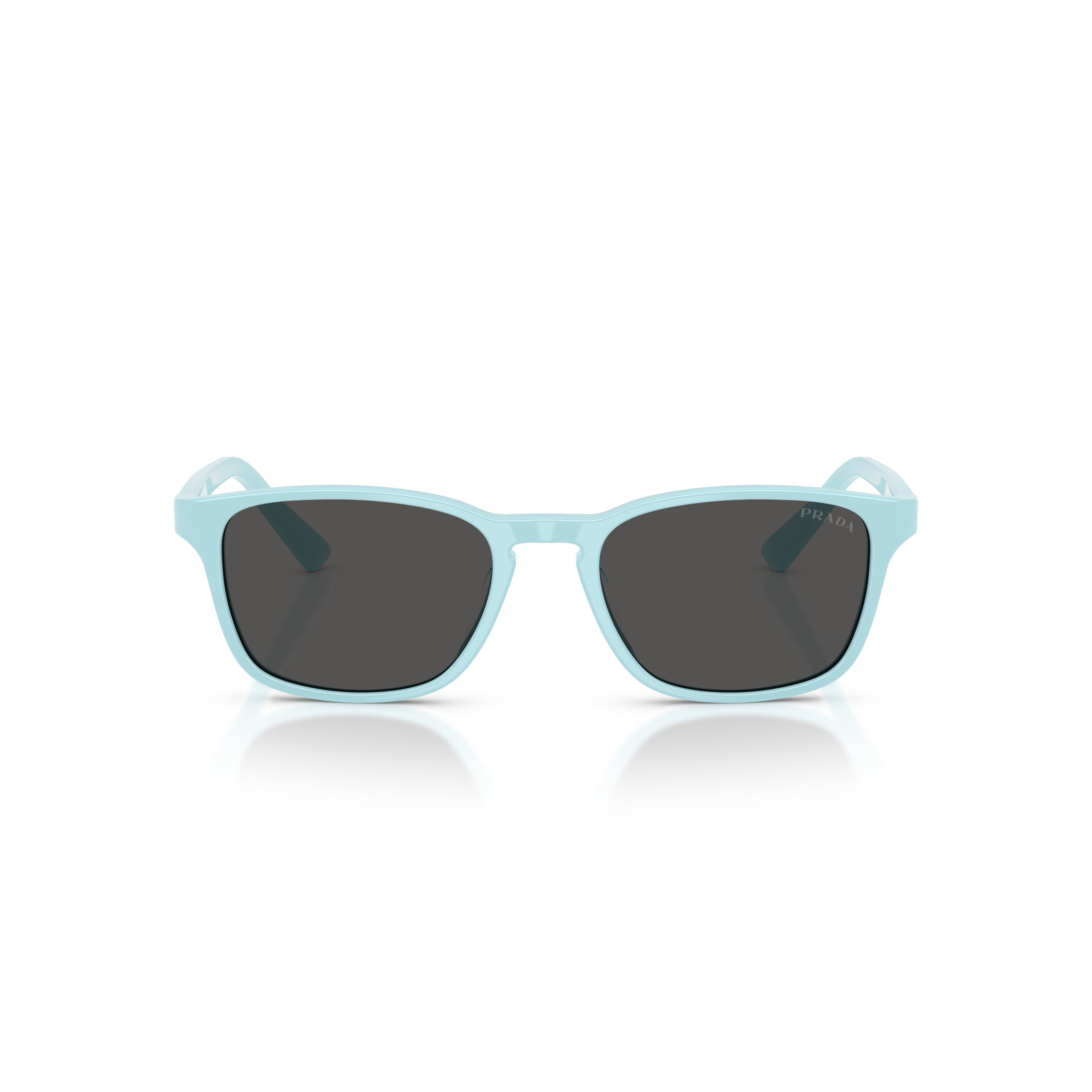 0pr D13su Pastel Blue Rectangular Acetate Sunglasses