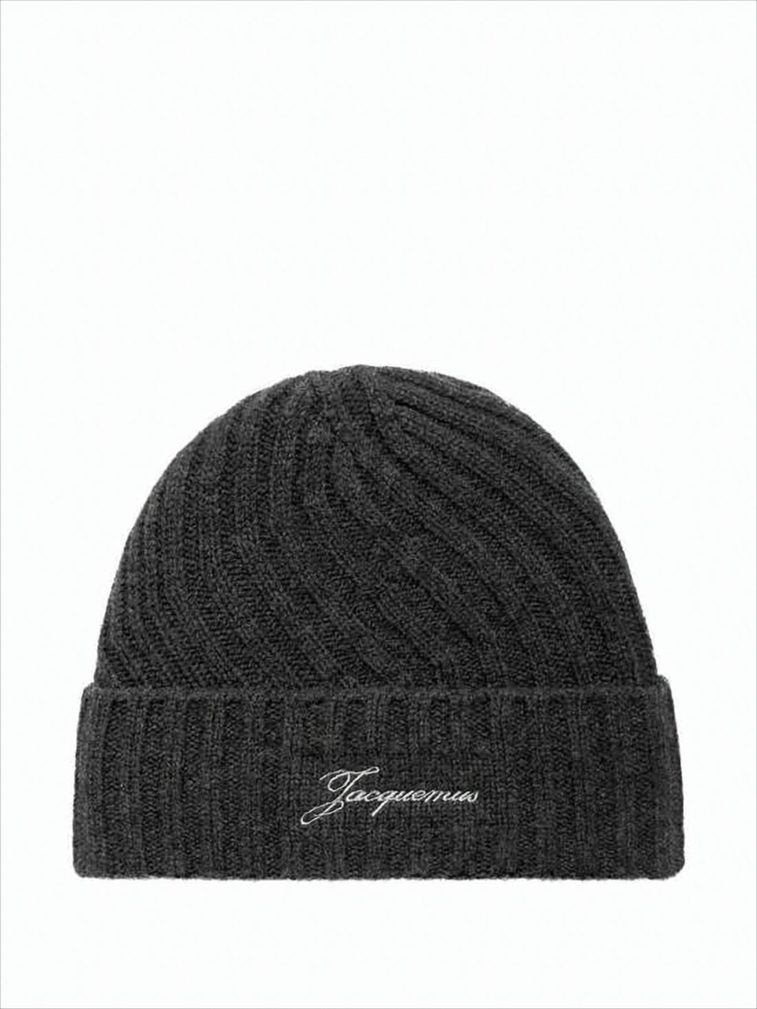 Ribbed Cashmere and Merino Wool Beanie