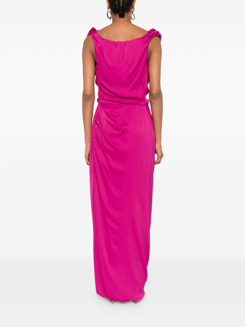 Long Fuchsia Maxi Dress