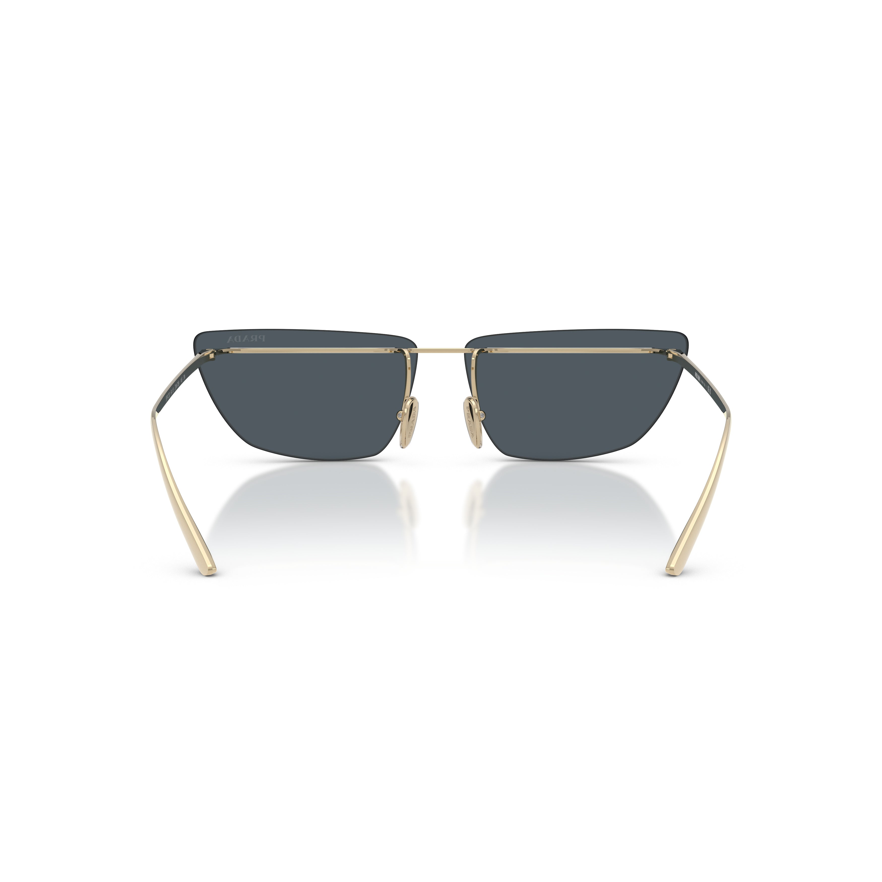 0pr C52s Angular Metal Frame Sunglasses