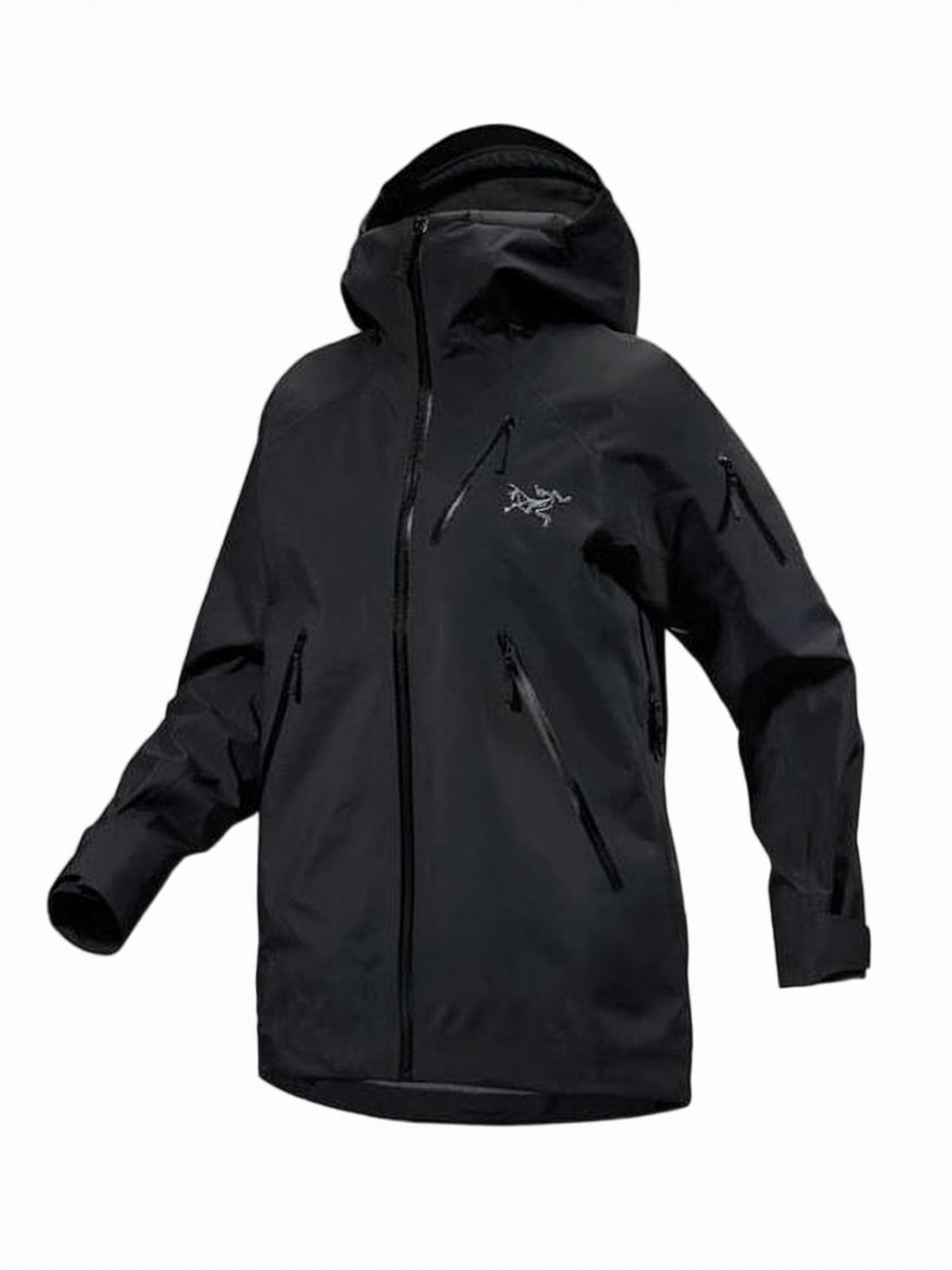 Black Jacket with Functional Design