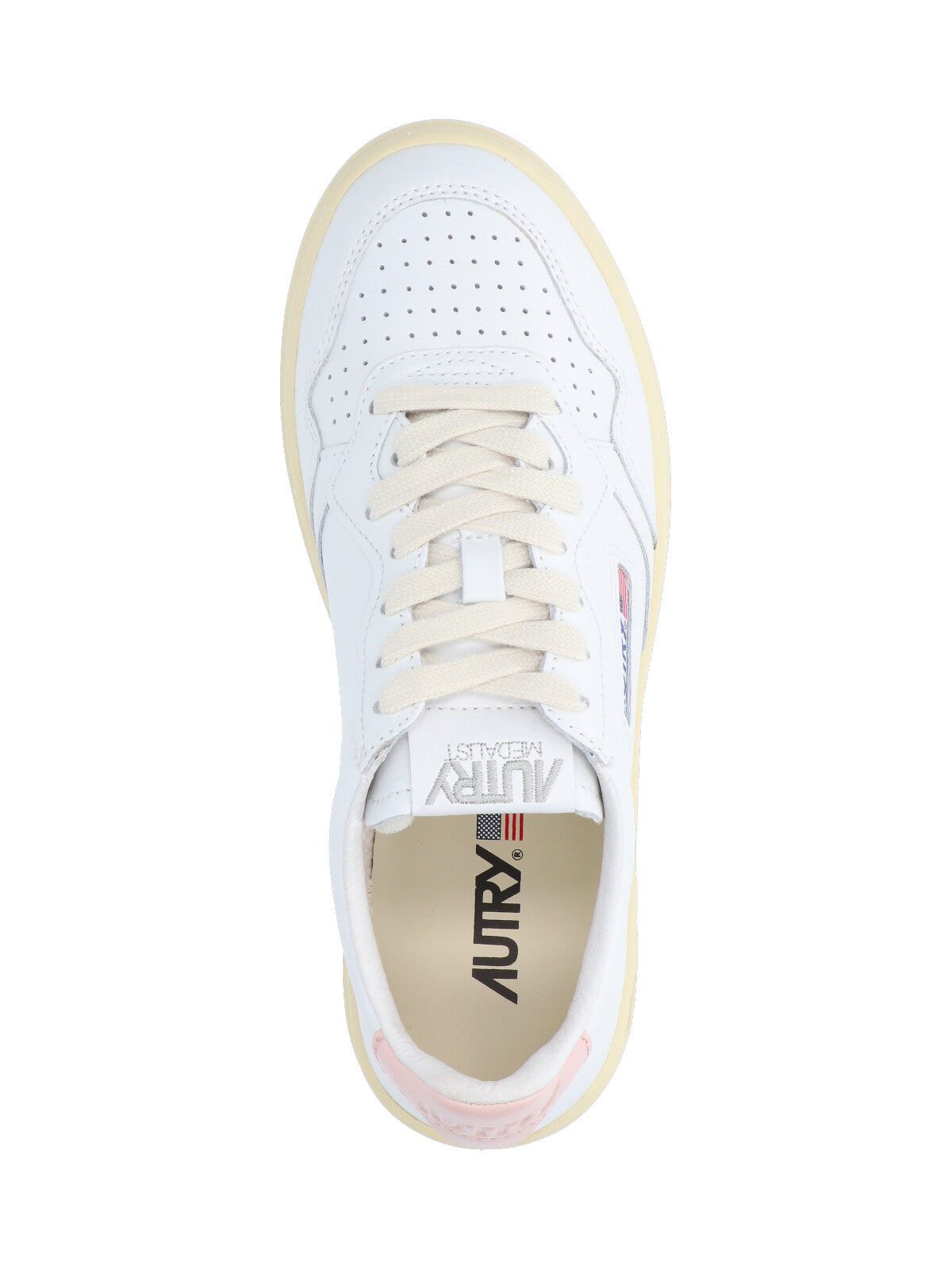 Low-Top Sneakers With Perforated Detailing