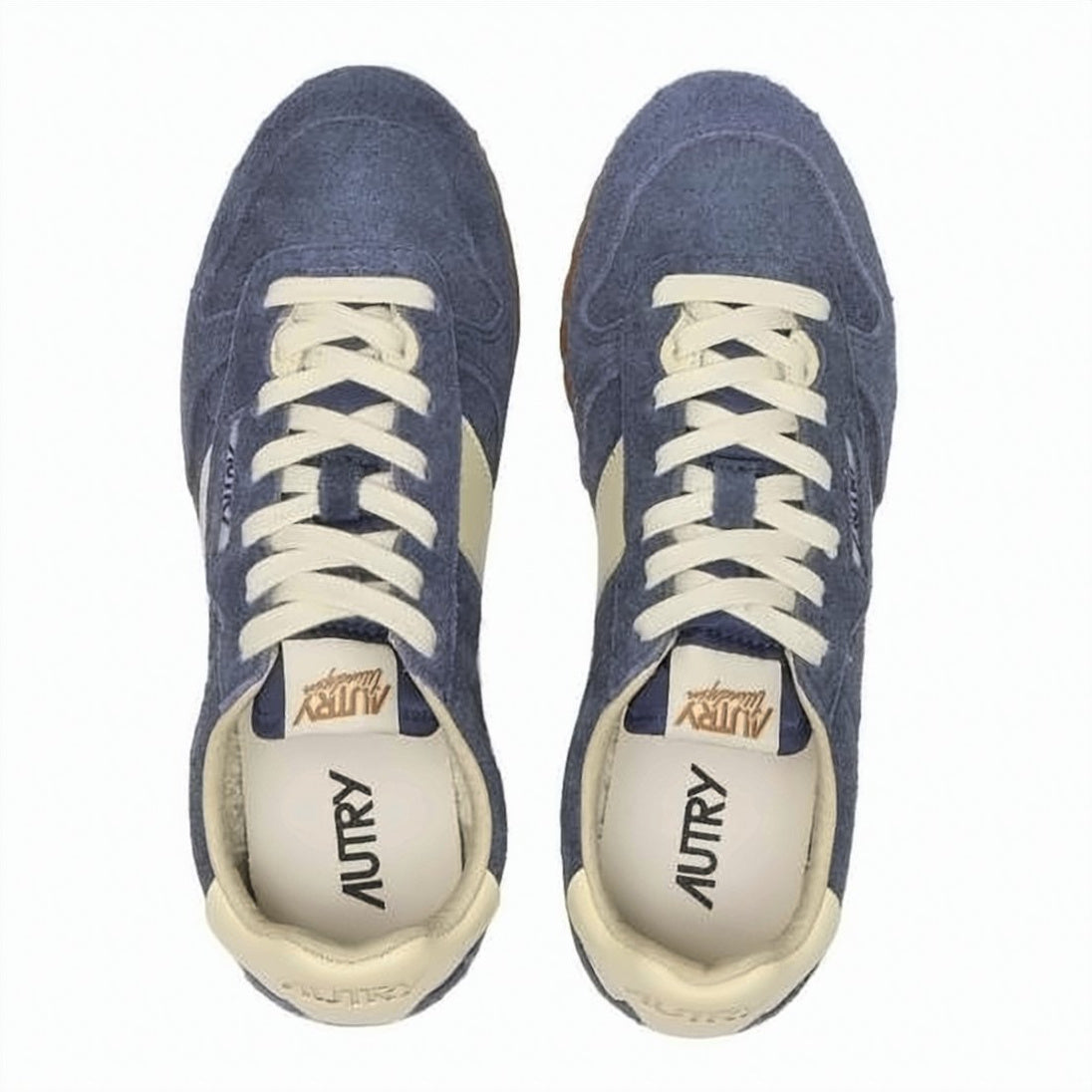 Textured Suede and Nylon Sneakers