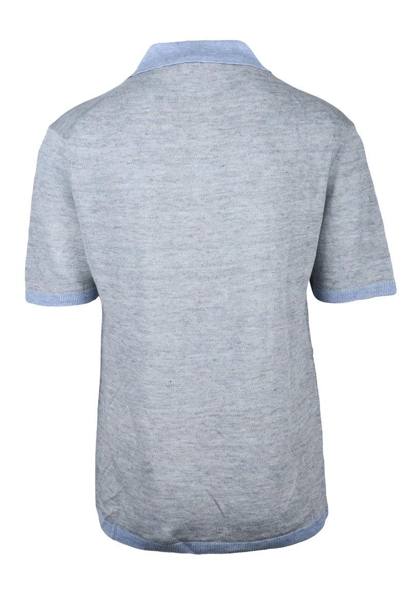 Knit Polo Linen - Grey