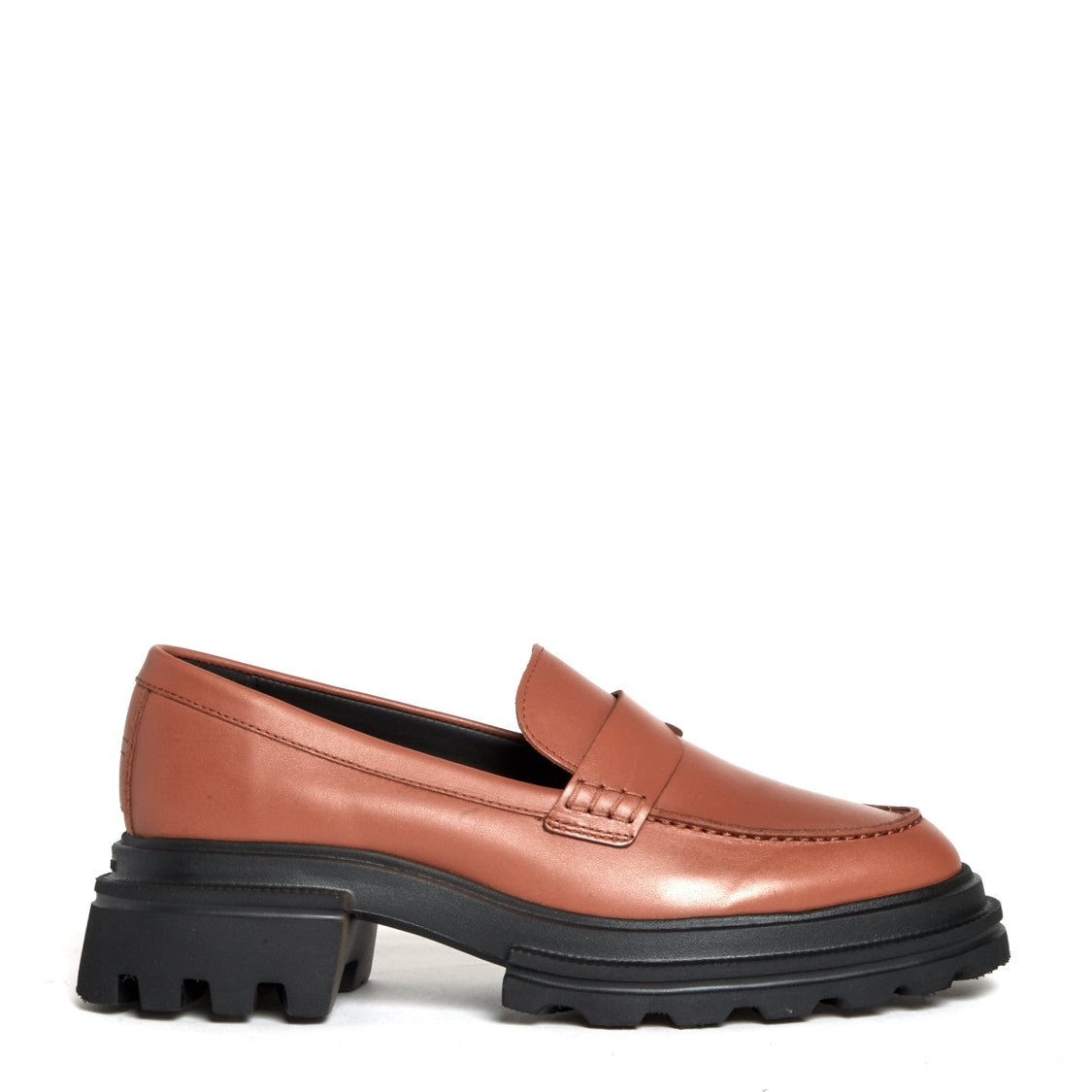 Brown Leather Moccasin