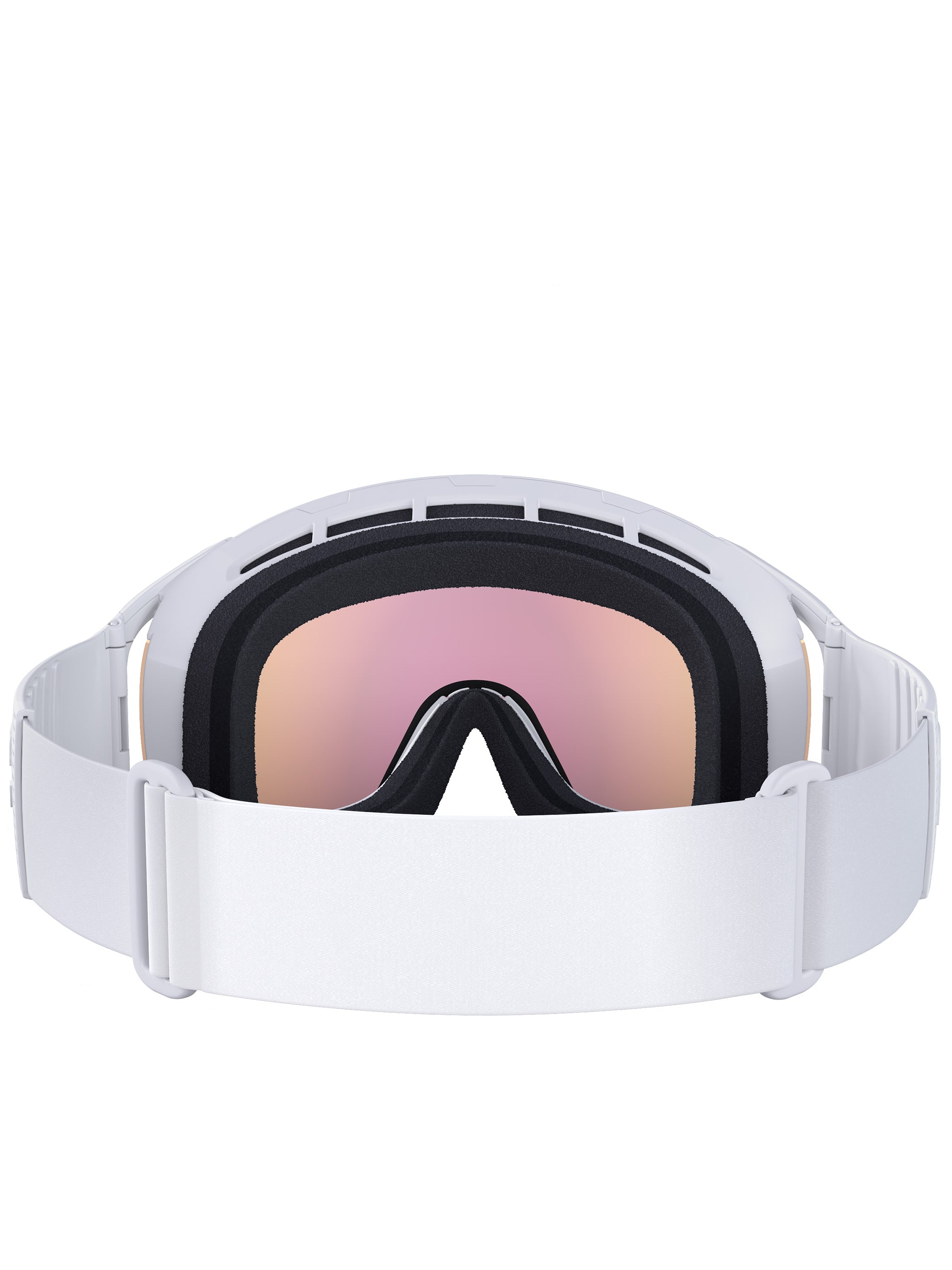 White Zonula Reflective Gradient Ski Goggle