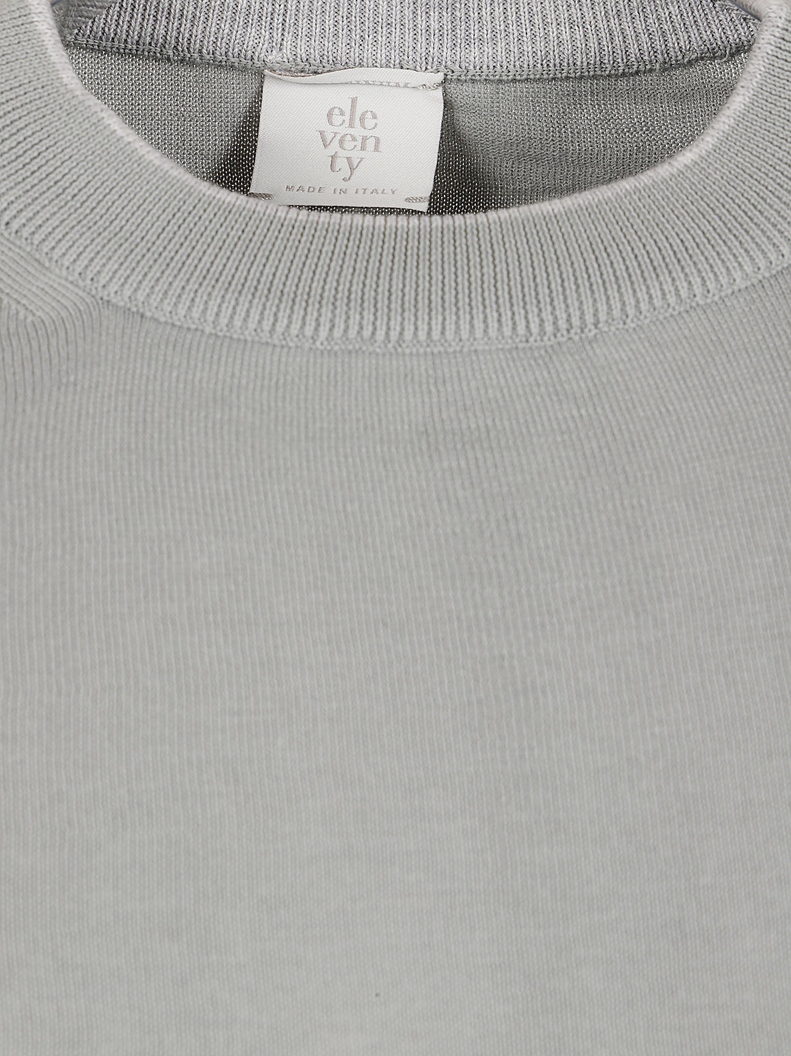 Fine-Knit Crew Neck Sweater