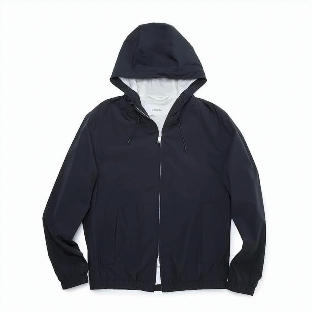 Lightweight Black Hooded Jacket