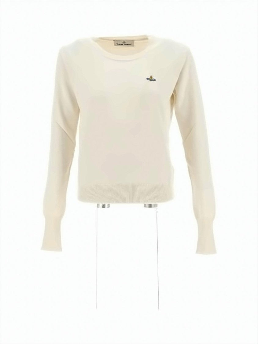 Lightweight Cropped Sweater with Crew Neckline