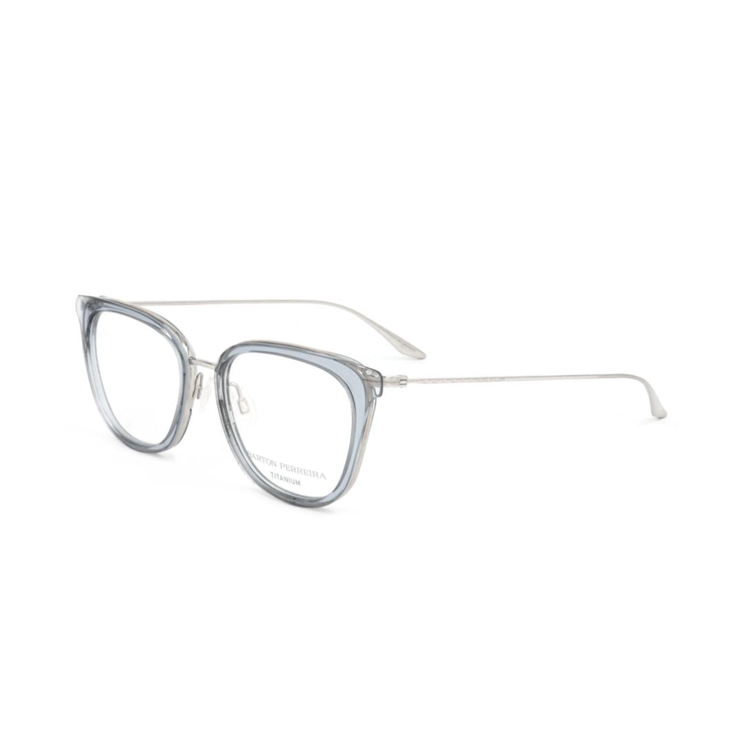 Bp5091 520jb Translucent Cat-Eye Eyeglasses with Minimalist Metal Temples